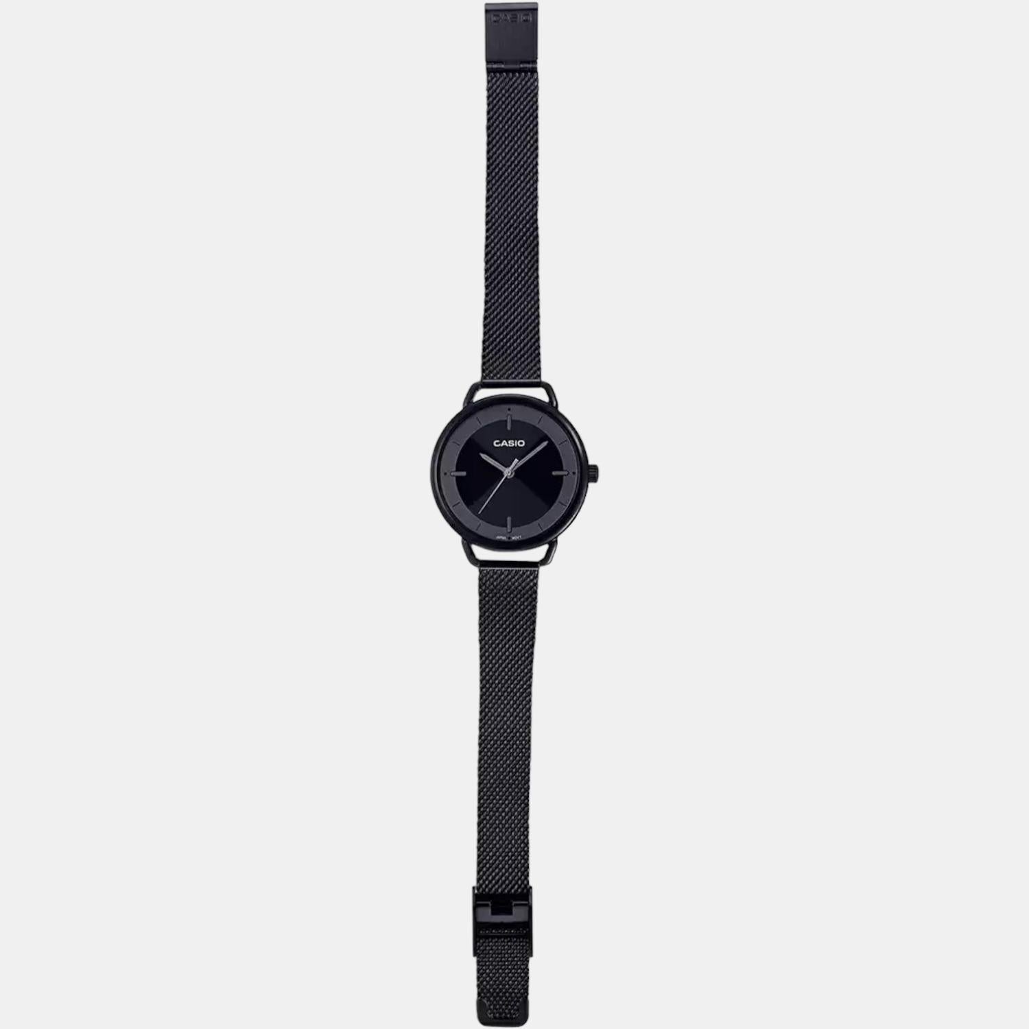 Casio Enticer Women Quartz Black Dial Analog Stainless Steel Watch A1798 - view 7