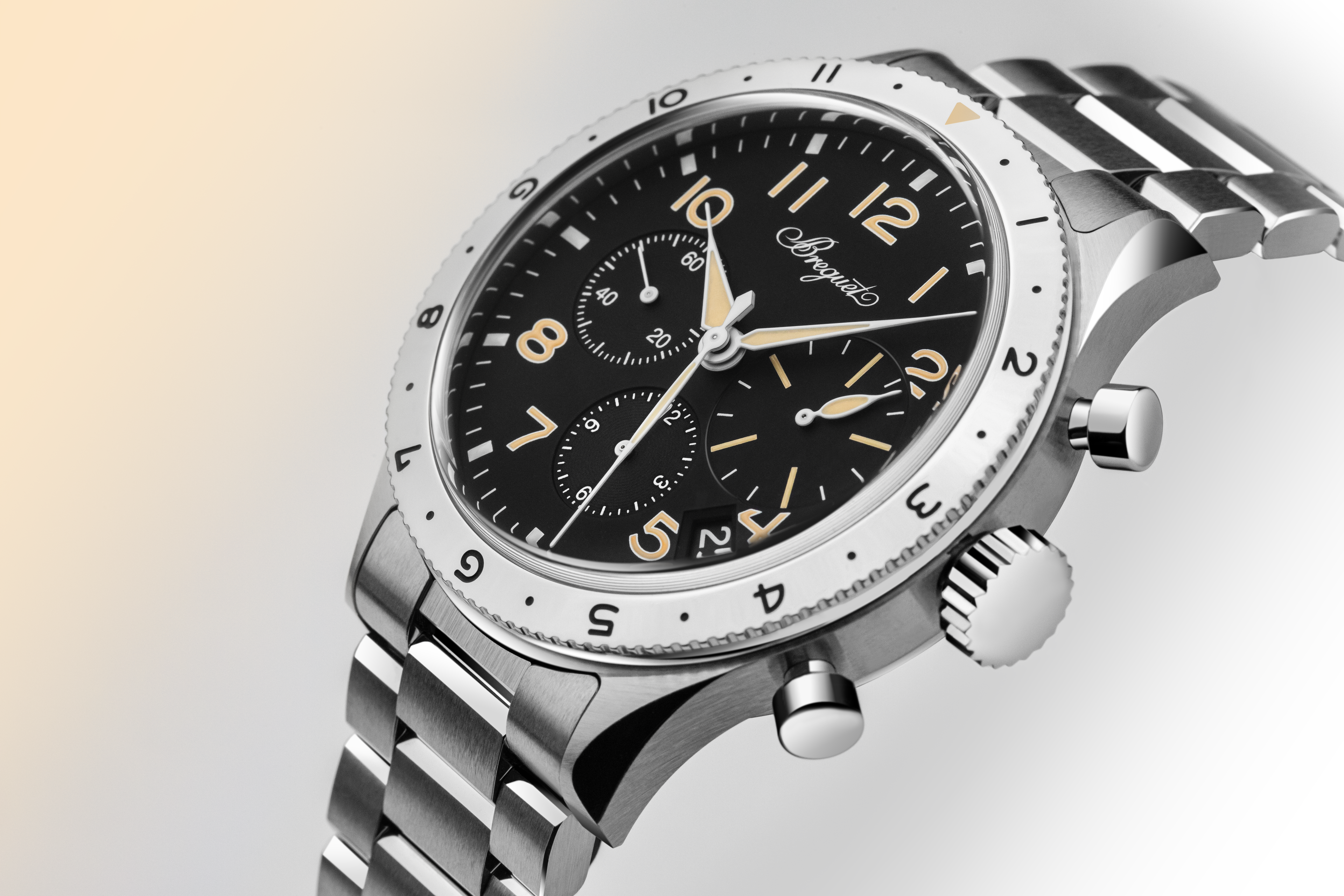 Breguet Type XX Chronograph Men's Black dial Silver Watch - view 2