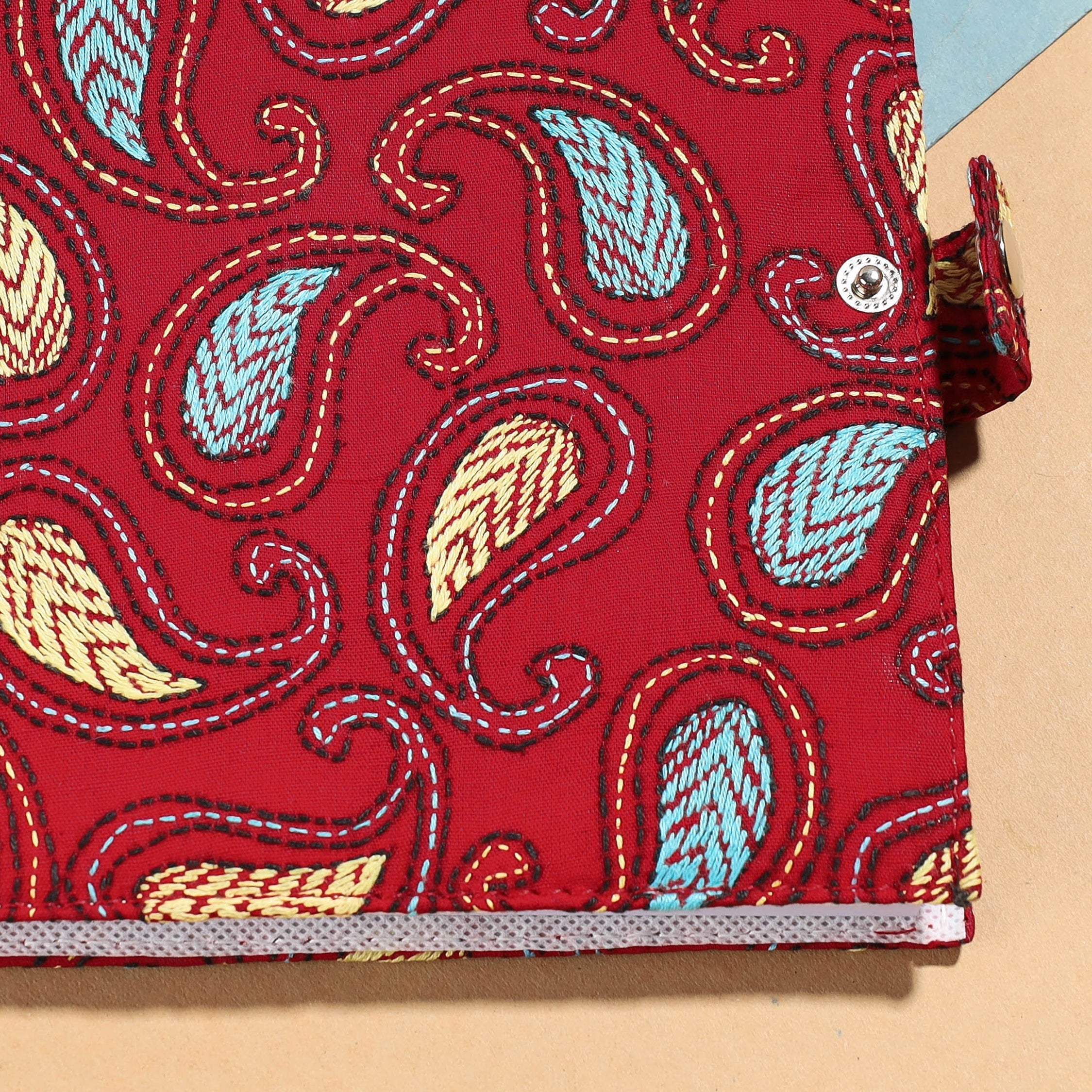 ASALKAAR Bengal Kantha Work Handcrafted Notepad (7 x 6 in) - view 2