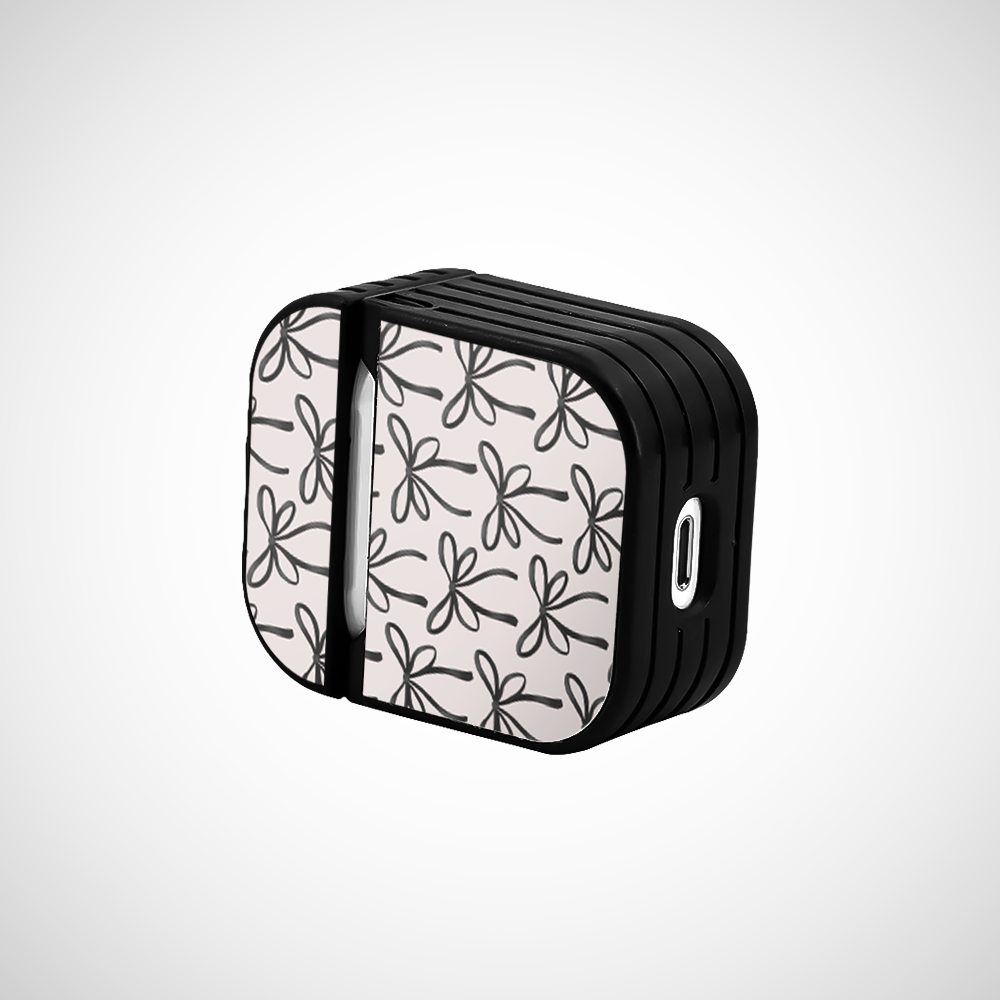 Cover It Up Black and White Bow Glass Airpods 2nd Gen Case Covers - view 3
