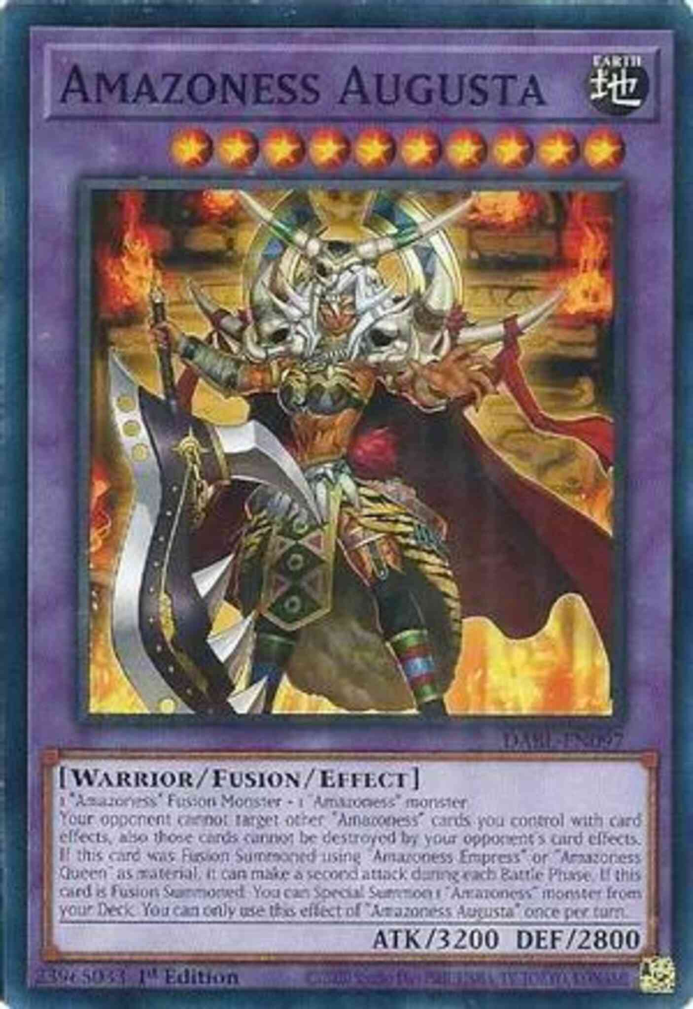Yu-Gi-Oh! Amazoness Augusta - DABL-EN097 - Common - 1st Edition