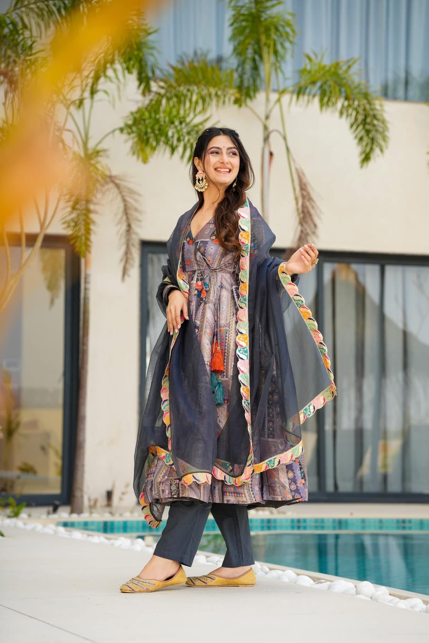 Idaho-o Enigma silk suit set