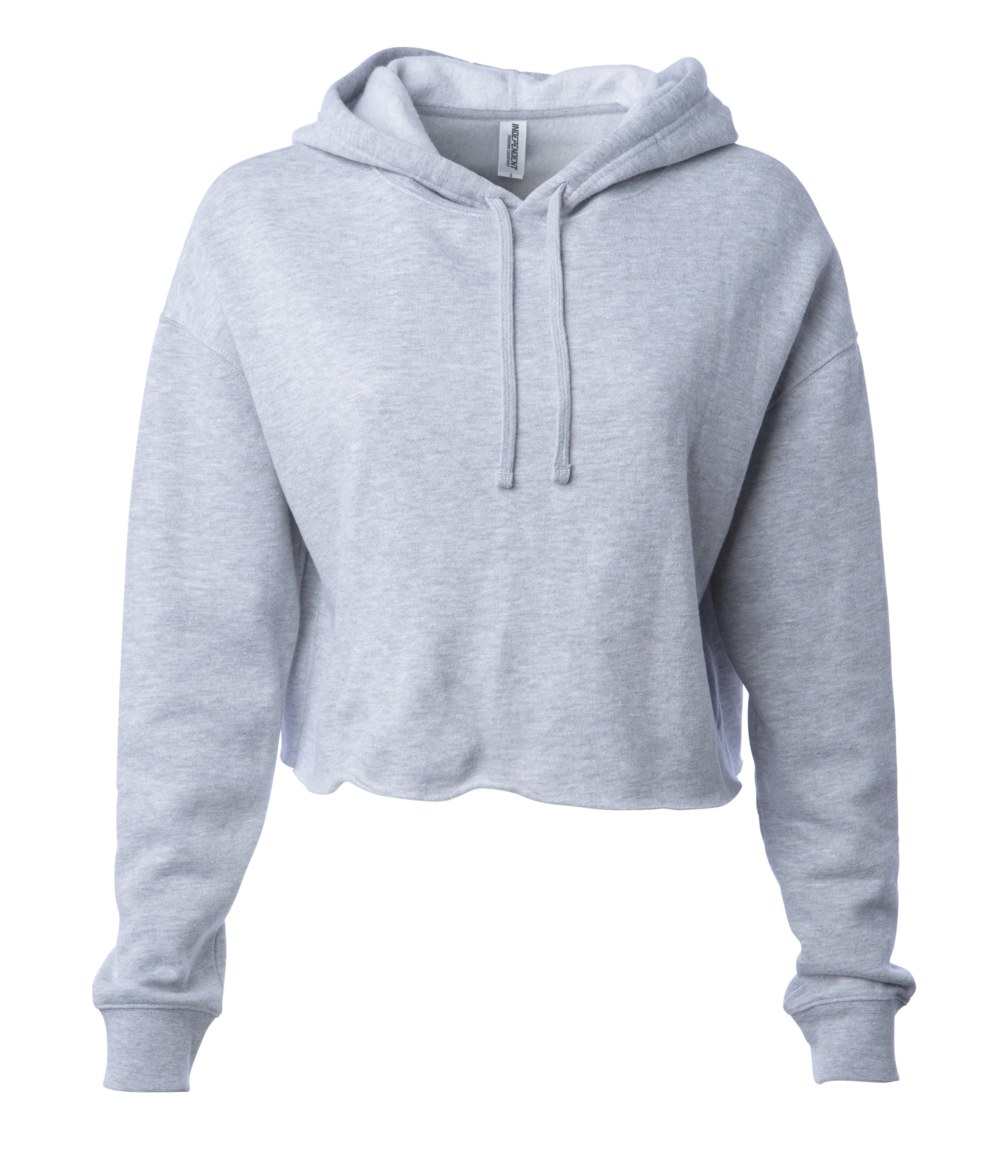 Independent Trading Company Women's Lightweight Crop Hooded Pullover - view 4
