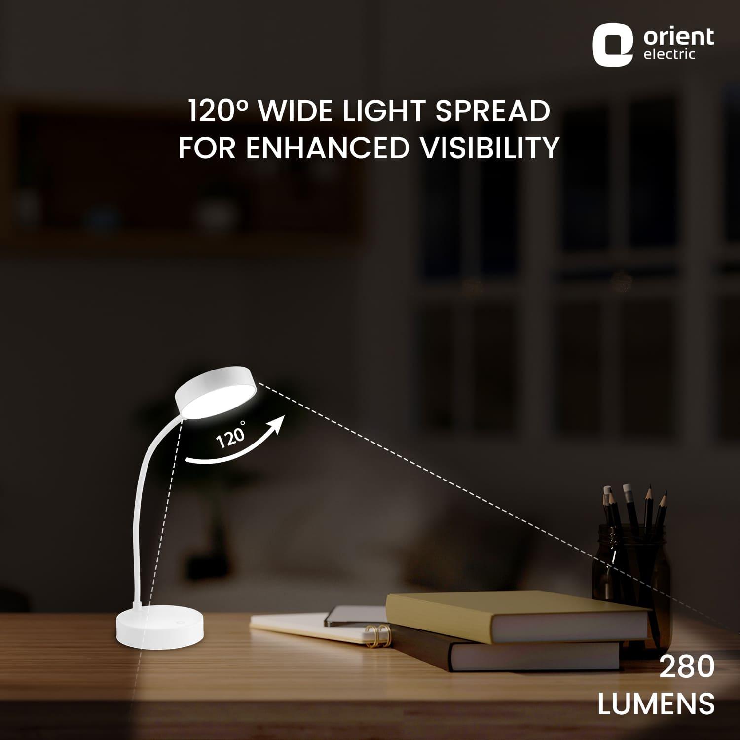 Orient Electric Ellipse Emergency Desk Lamp for Study - view 7