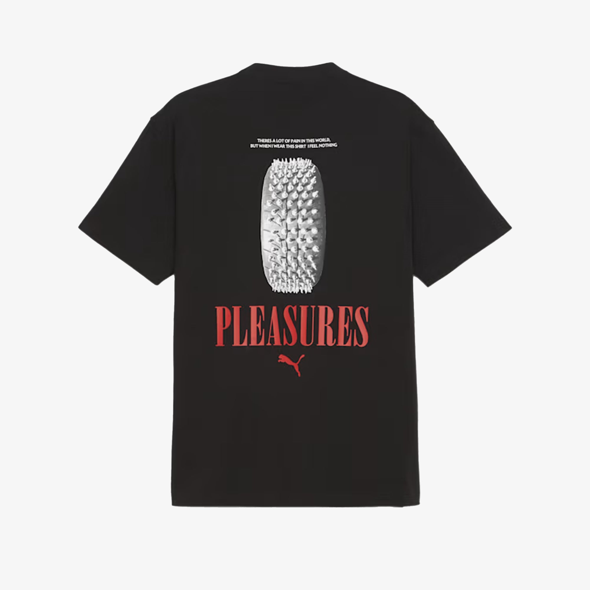 Puma | x PLEASURES GRAPHIC TEE { BLACK - view 4