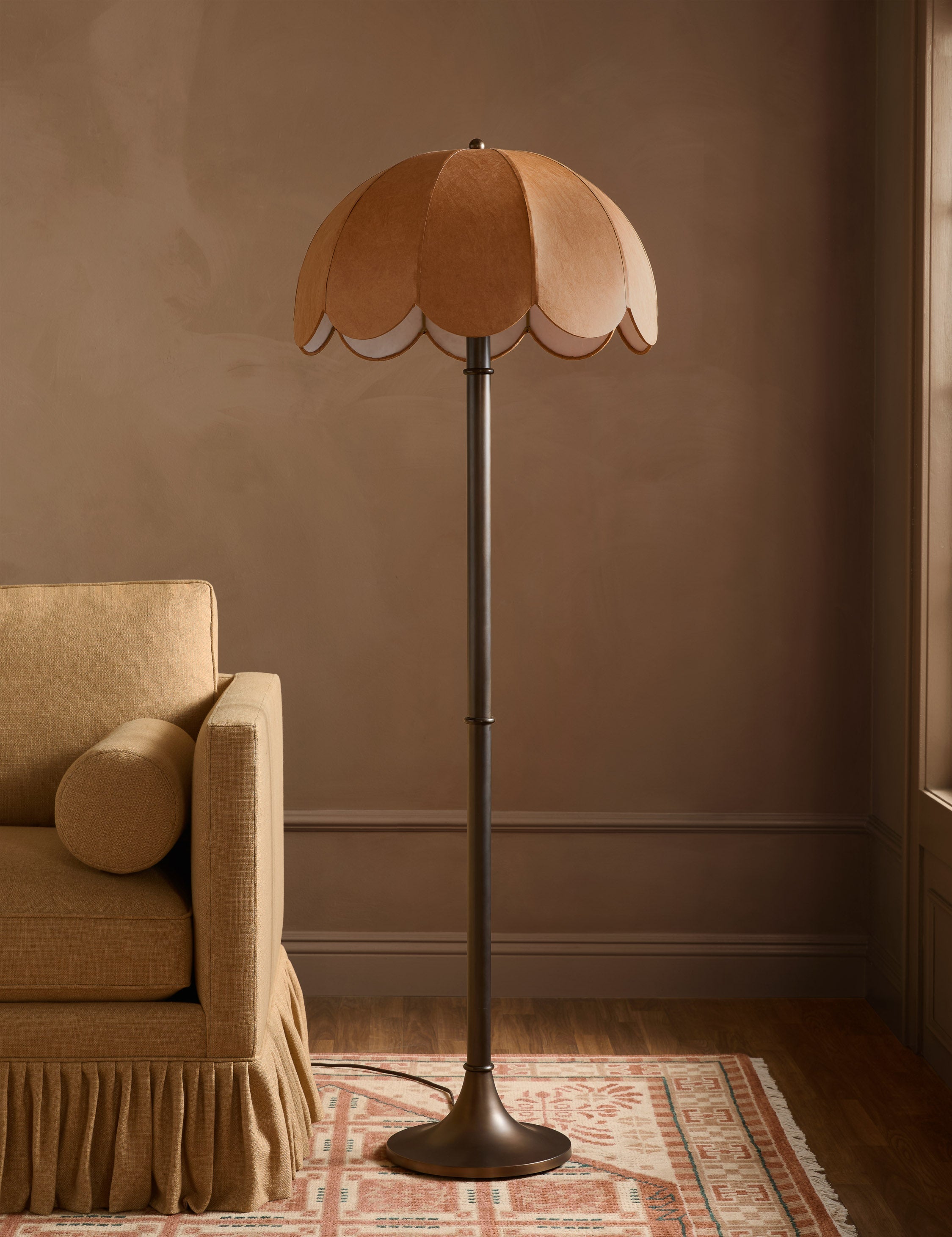 Lulu and Georgia Musso Floor Lamp – Aged Brass