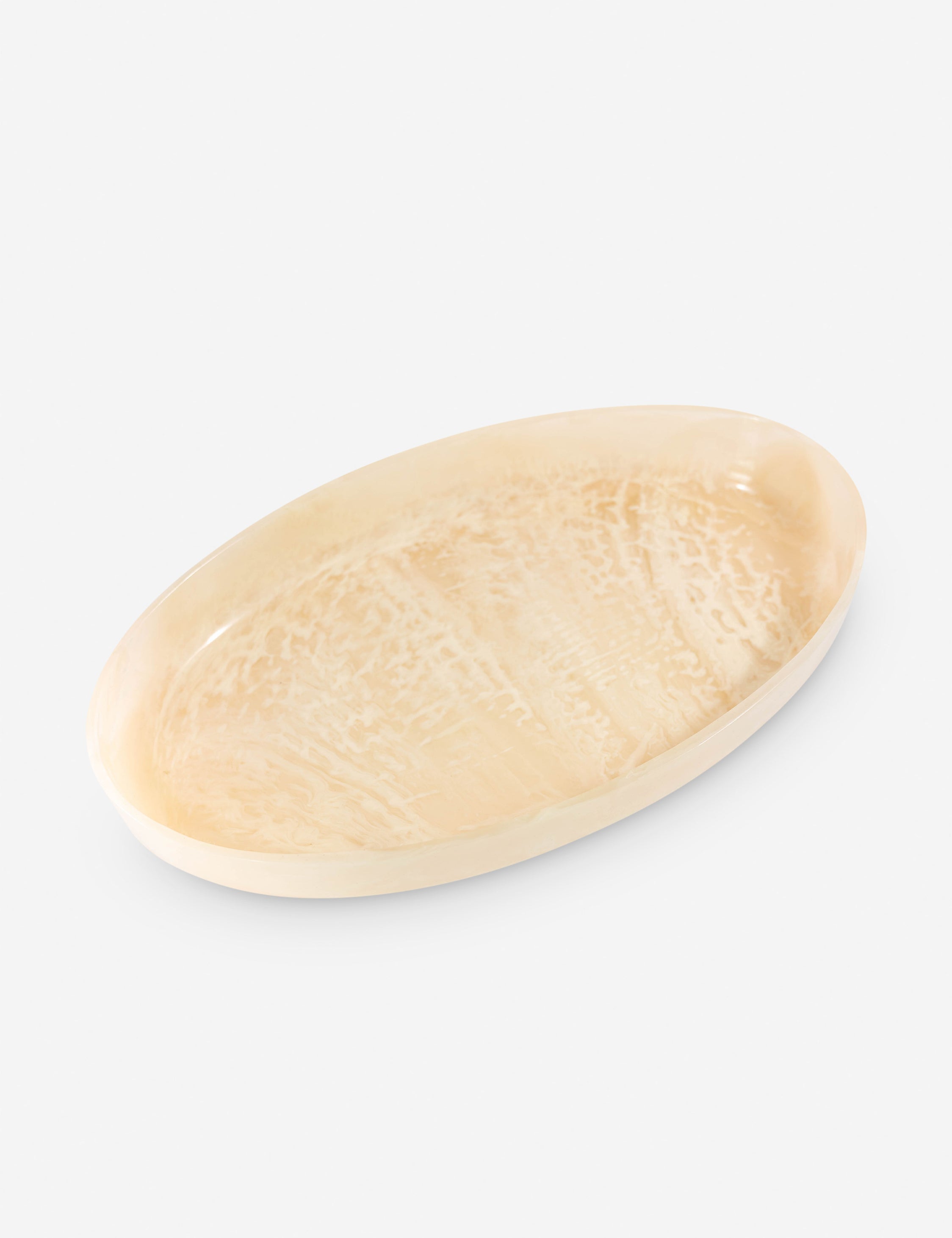 Lulu and Georgia Marika Resin Serving Dish – Cream - view 2