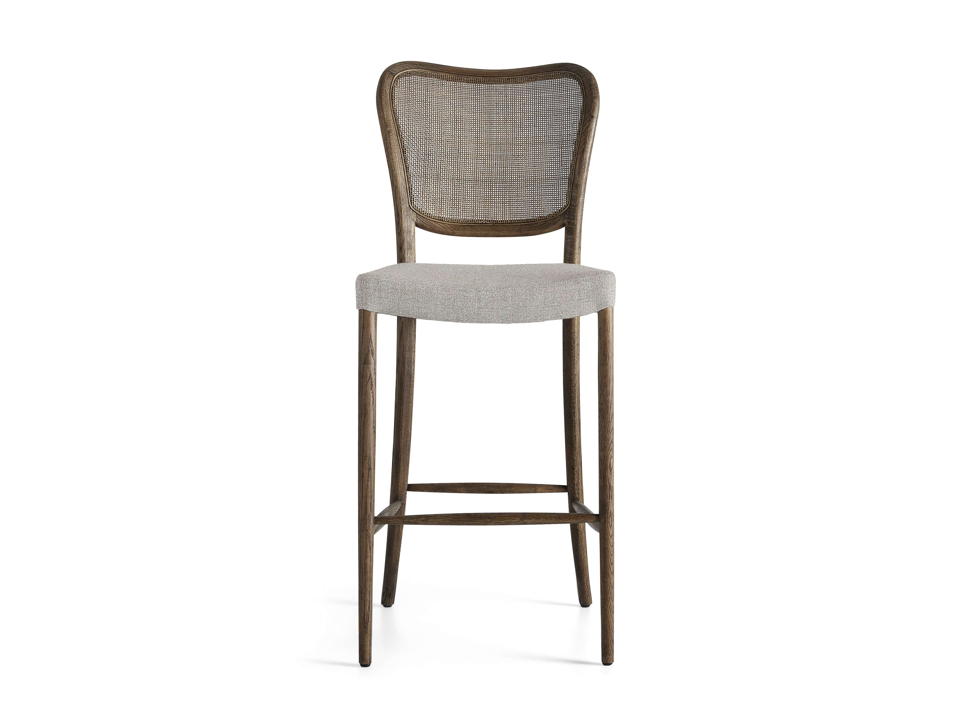 Arhaus Noa Stool in Cinder