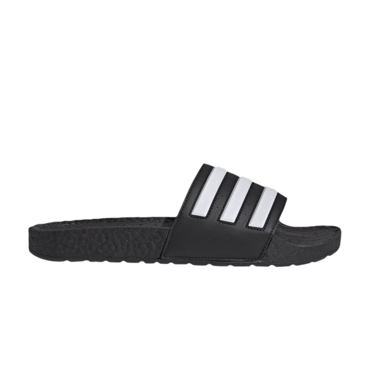 Yeezy adidas Adilette Boost Slides Black White Stripes