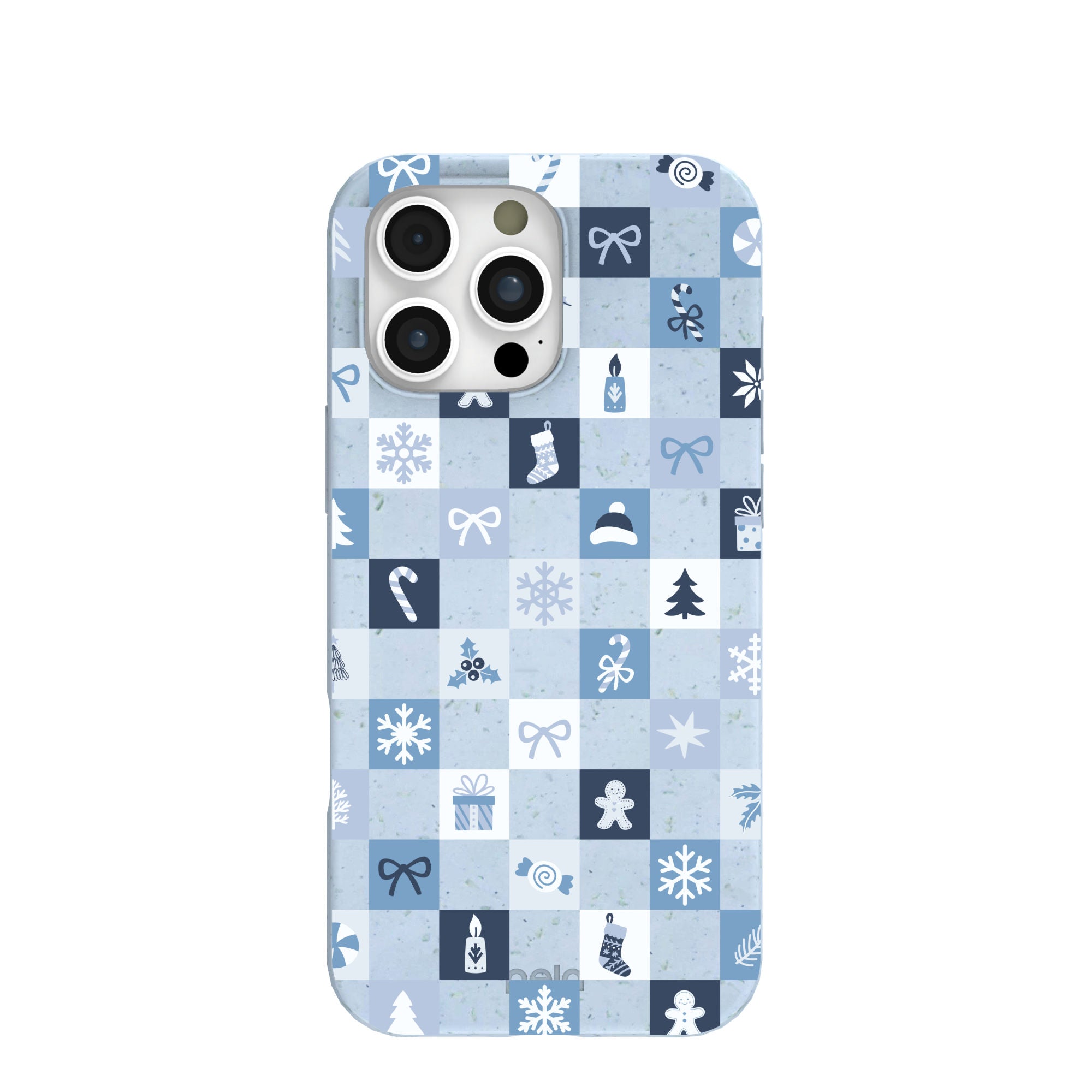 Pela Case Powder Blue Winter Quilt iPhone 16 Pro Max Case