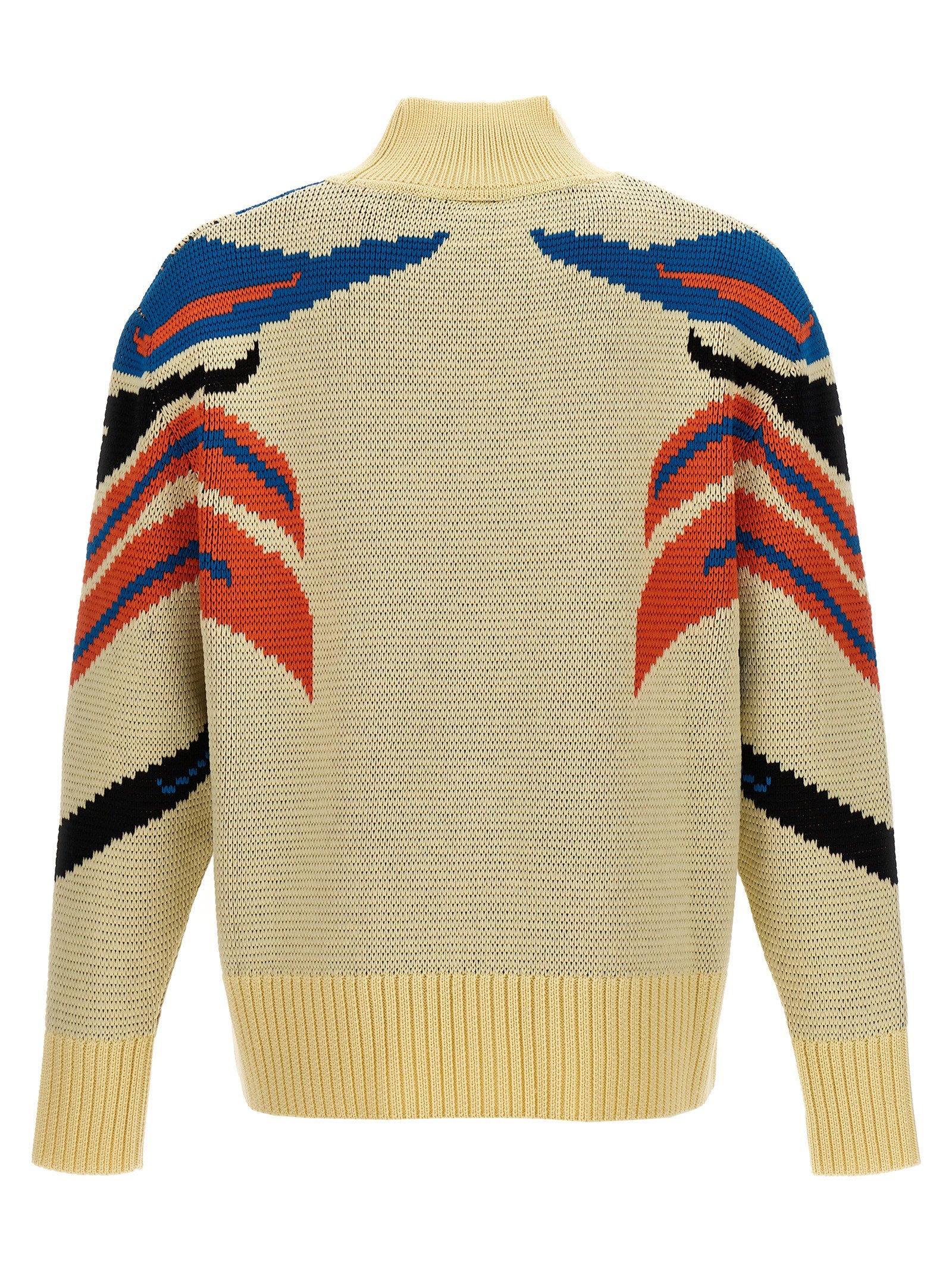 Bluemarble Jacquard Sweater – 100% virgin wool - view 2