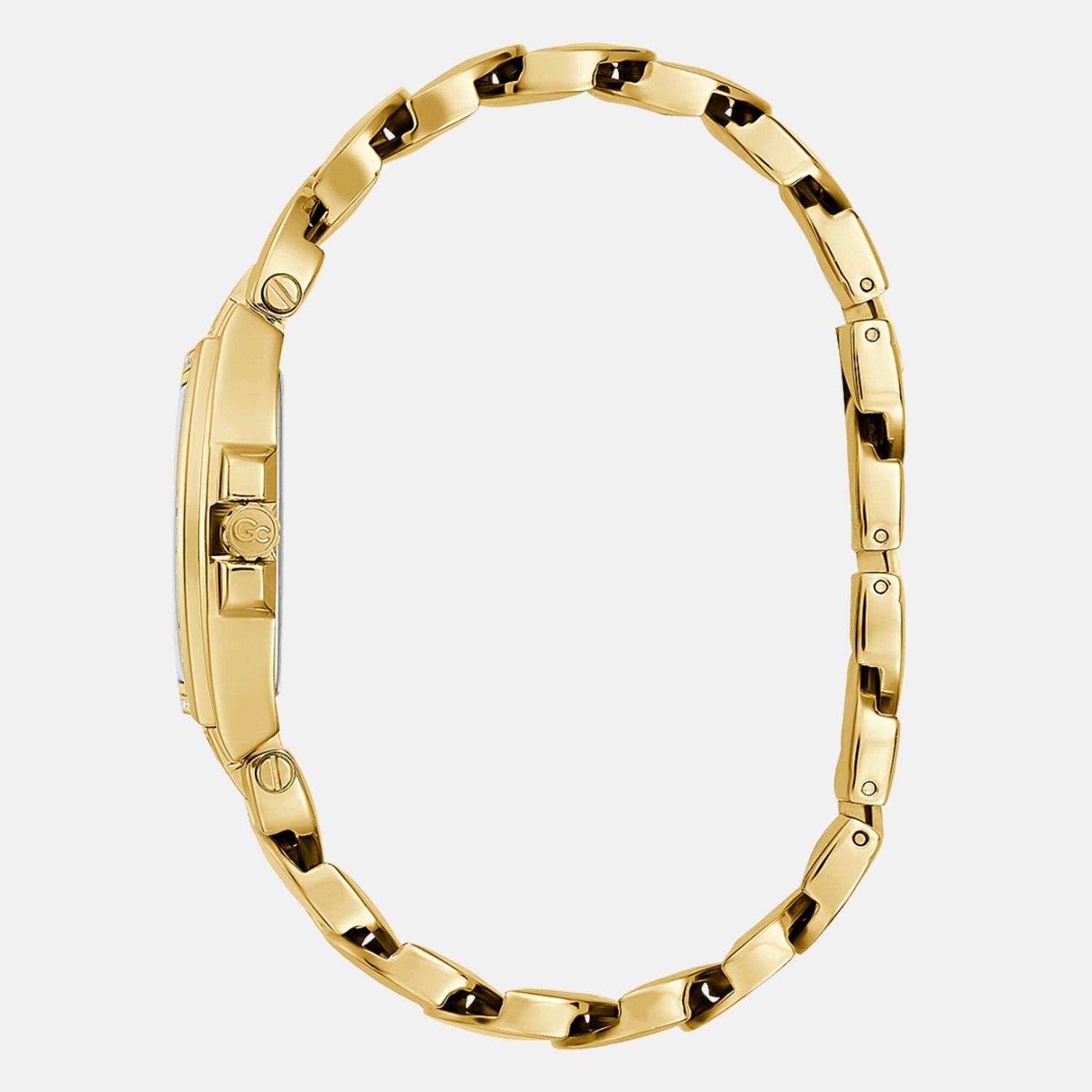 GC Couture Tonneau Chain Women Quartz Mother Of Pearl Dial Analog Stainless Steel Watch Z11003L1MF - view 2