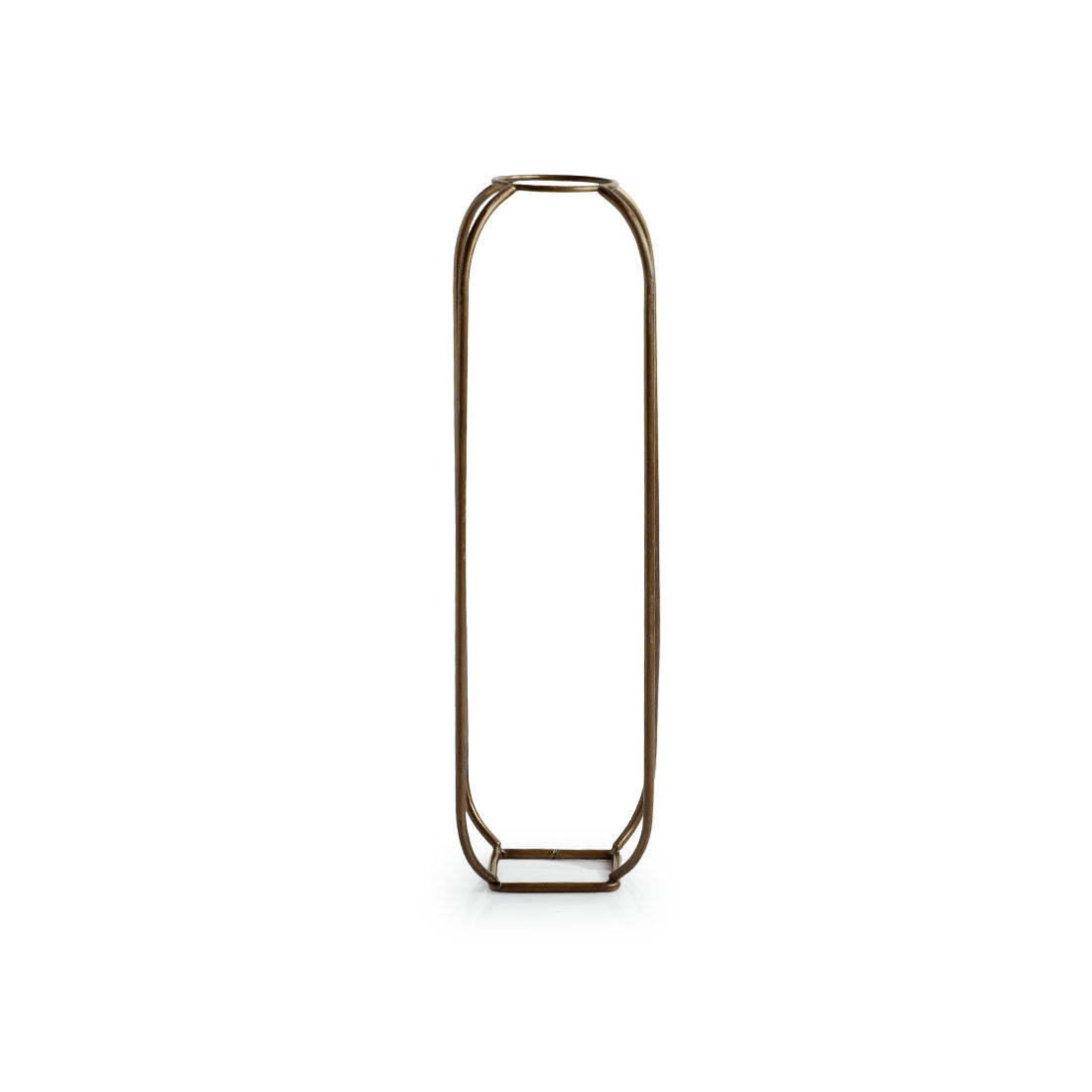 EXCLUSIVELANE 'Modern Glass Garden' Test Tube Table Planter/Vase (12 Inch, Golden) - view 4