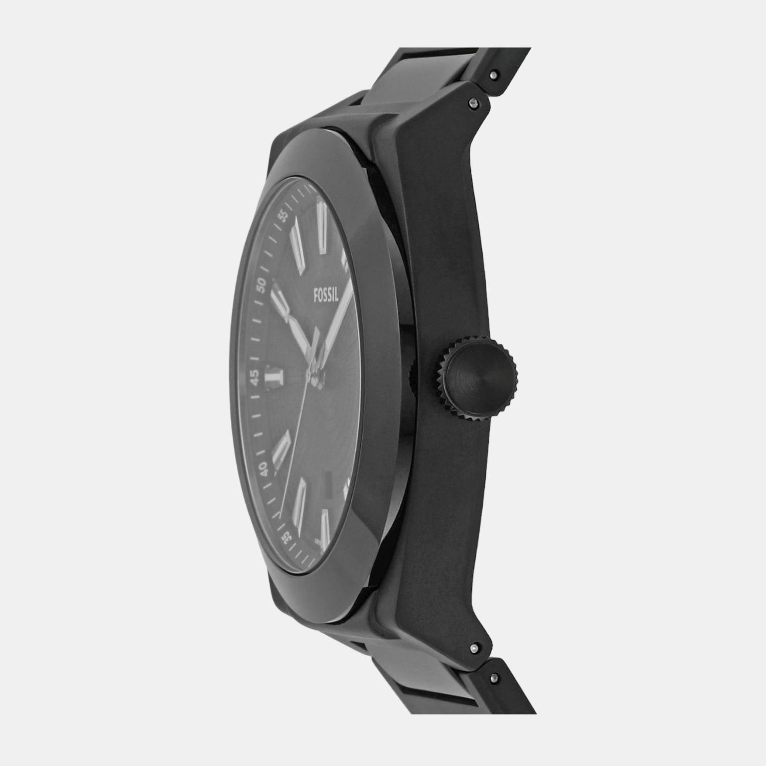 Fossil Everett Men Quartz Black Dial Analog Stainless Steel Watch CE5028 - view 2