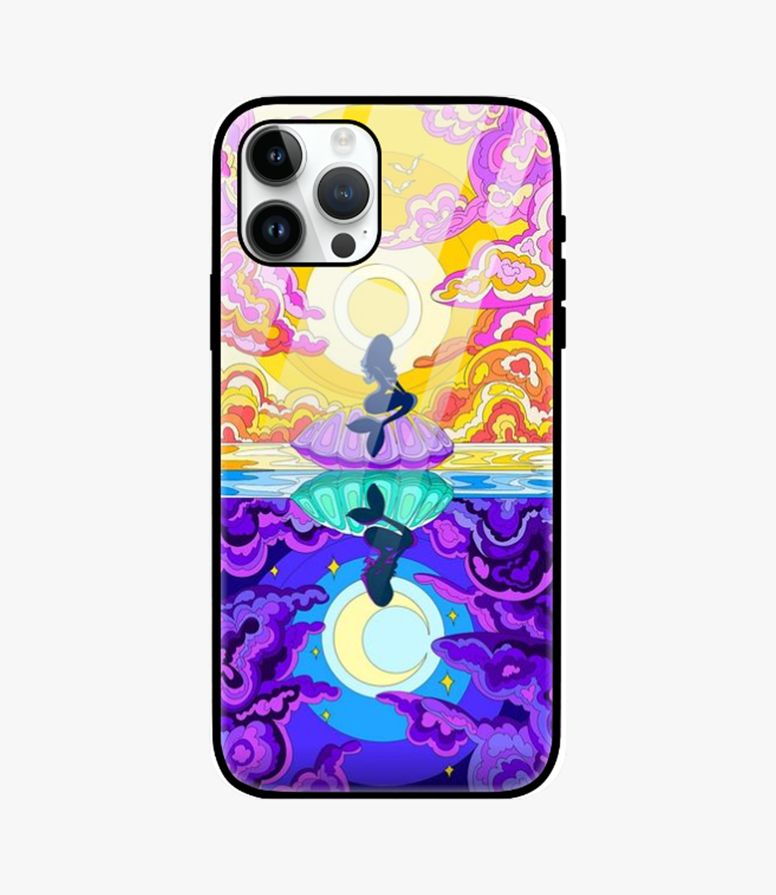The Case Company Mermaid In Paradise Glass Case for iPhone 15 Pro
