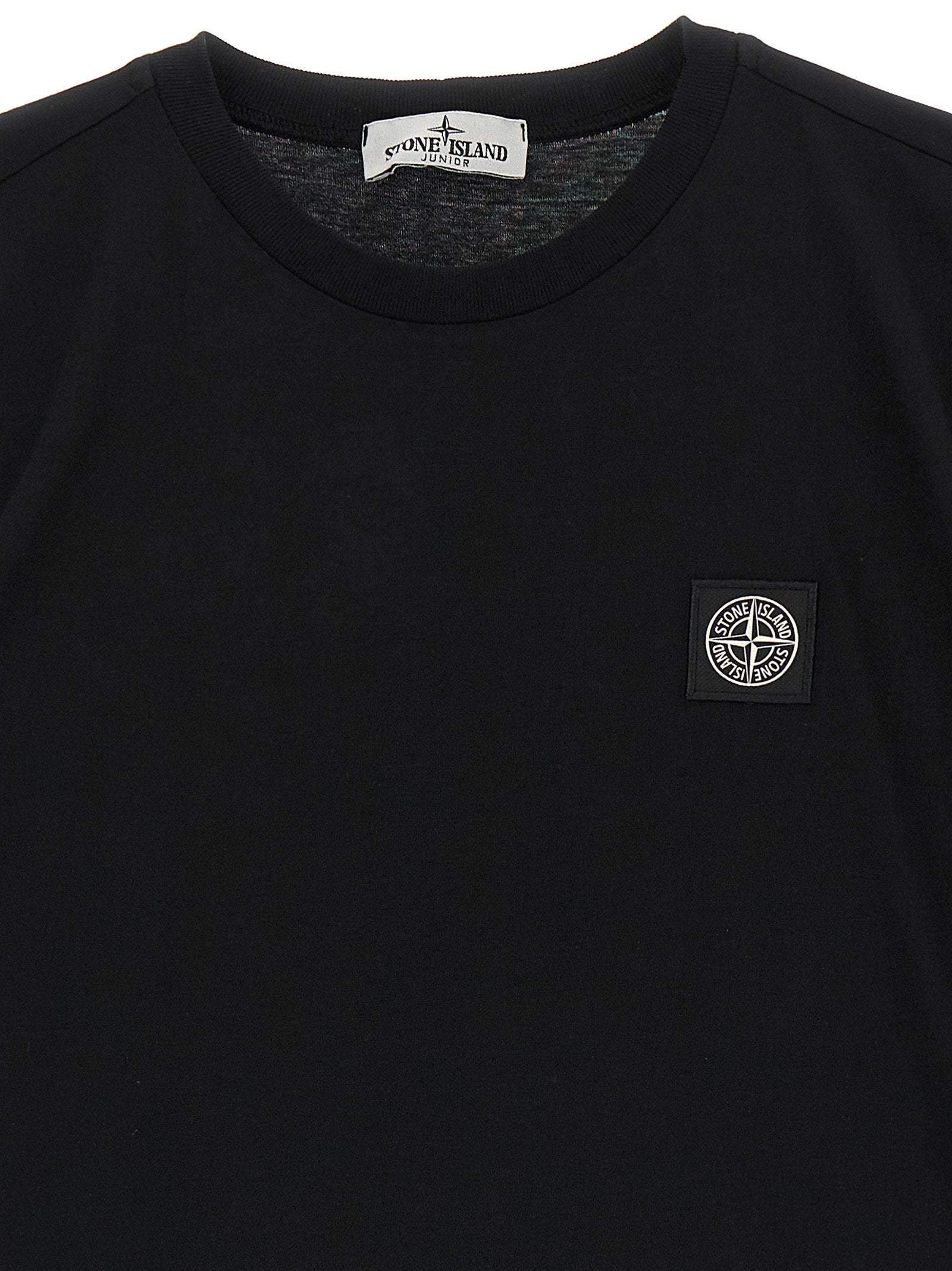 Stone Island Junior Compass Logo T-shirt – 100% cotton - view 3