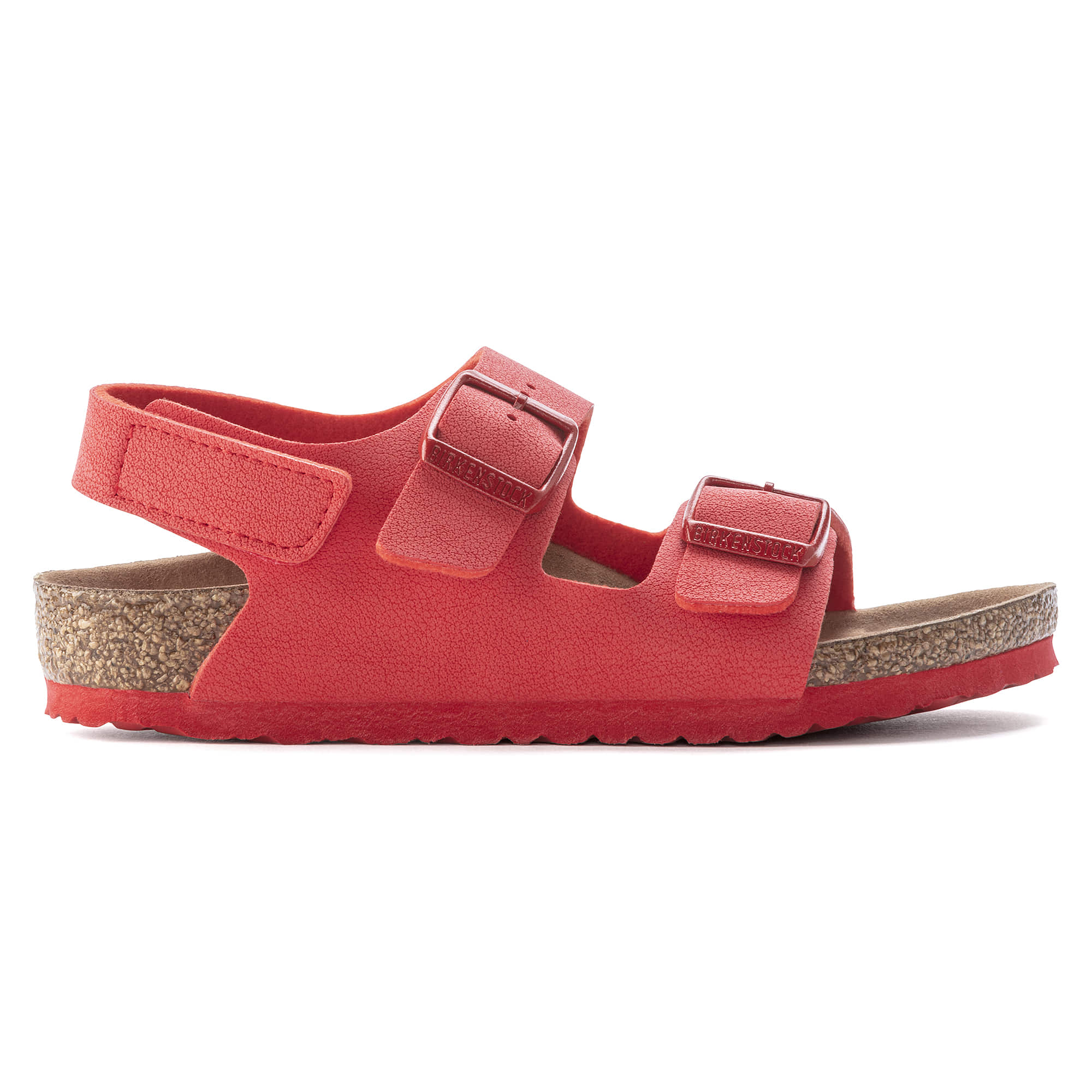 Birkenstock Milano Kids Birko-Flor Nubuck – Red Red/Active Red - view 3