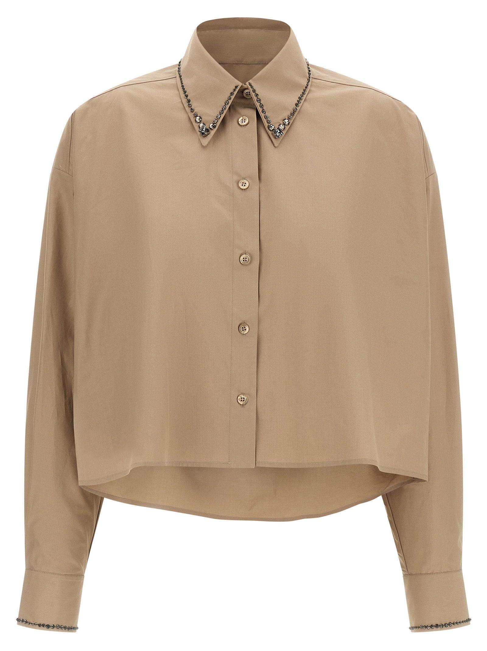 Fabiana Filippi Cropped Shirt – 100% cotton