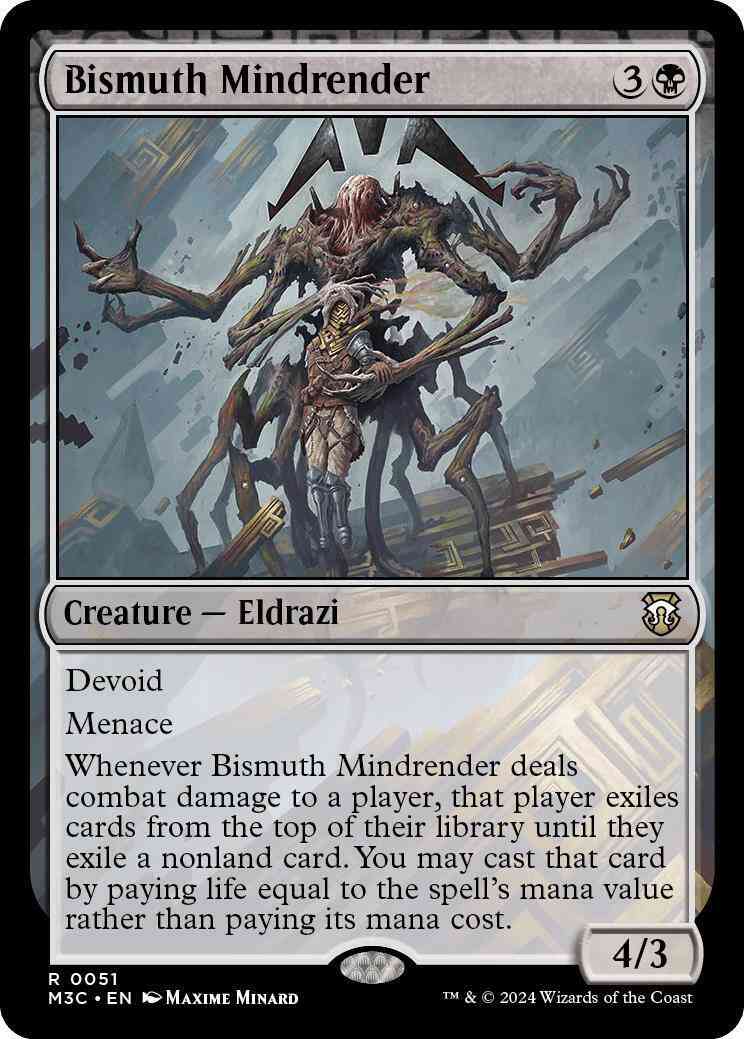 Bismuth mindrender 51 – Magic Bismuth Mindrender [51] [Modern Horizons 3: Commander] [Non-Foil]