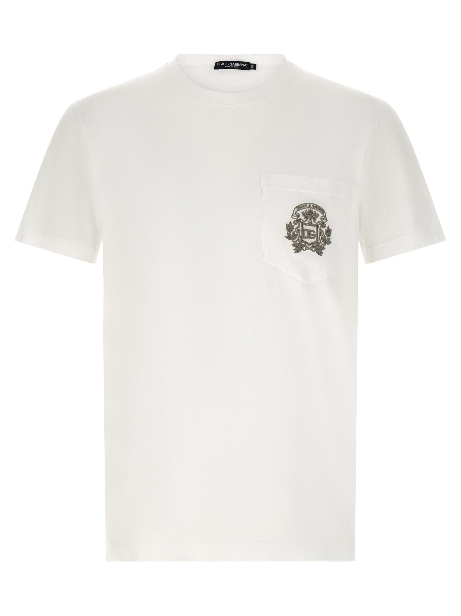 Dolce & Gabbana Dg Embroidered T-shirt – 100% cotton