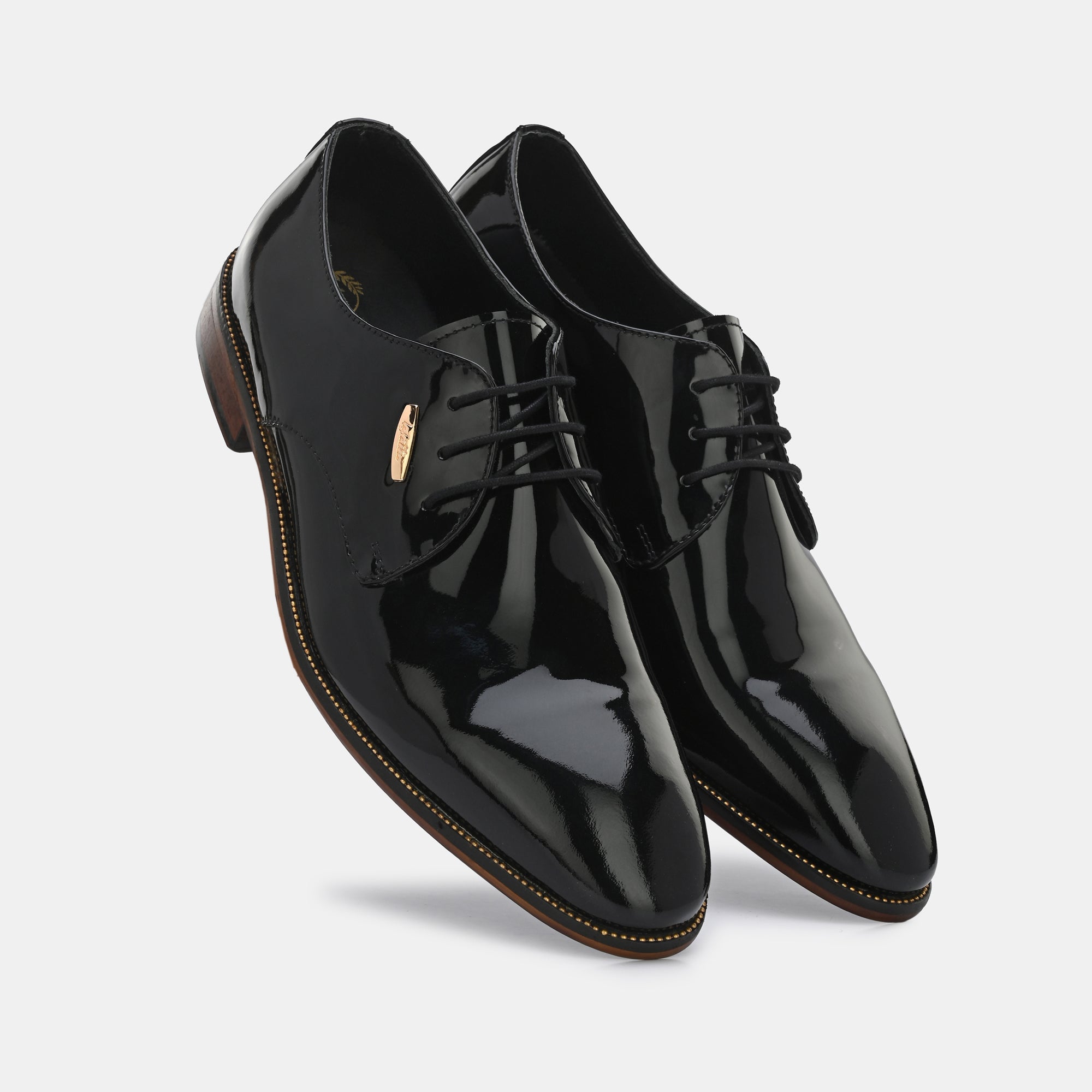 Patent Black Lace-Up Shoes by Lafattio - view 2
