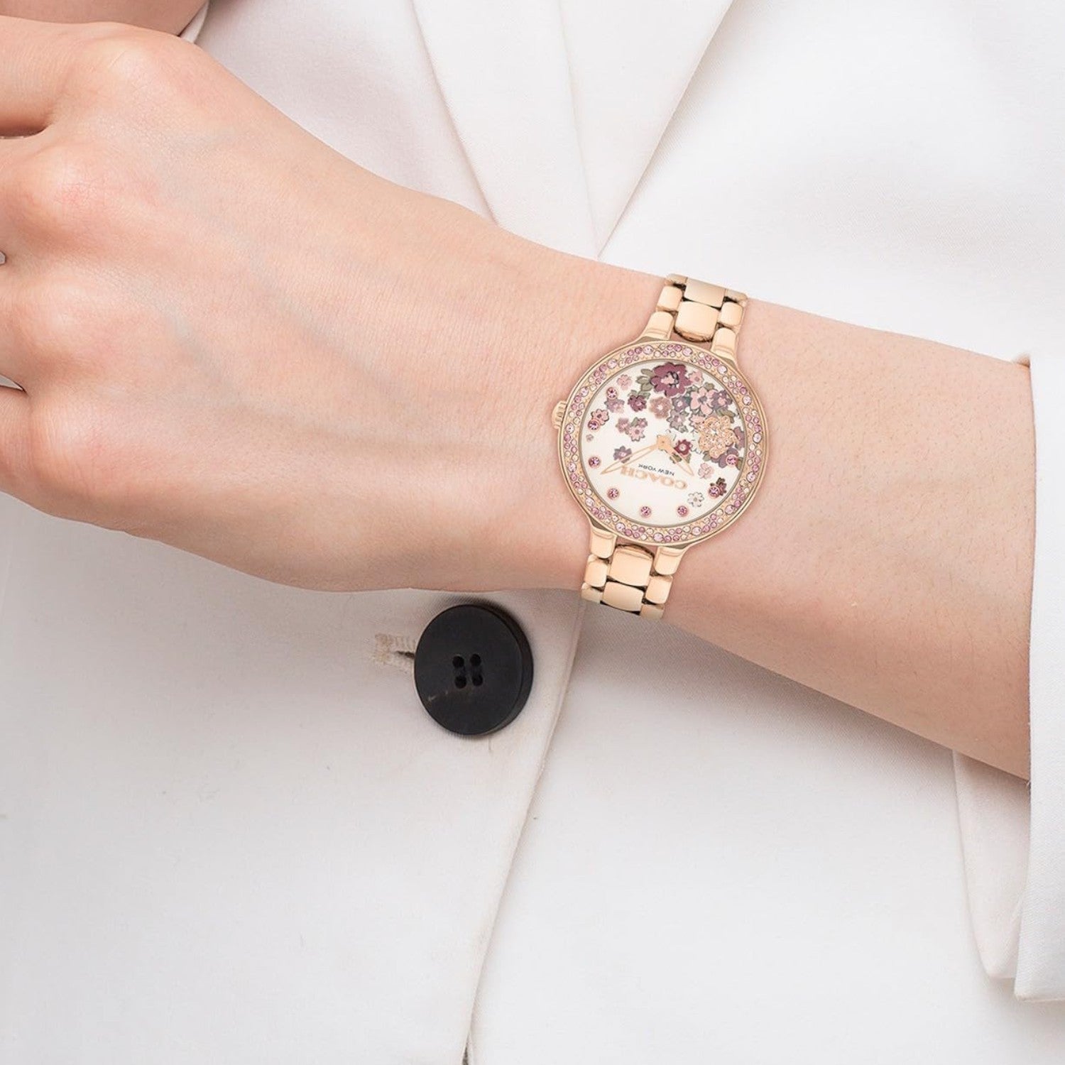 Coach Chelsea Women Quartz Pink Dial Analog Stainless Steel Watch 14504498 - view 4