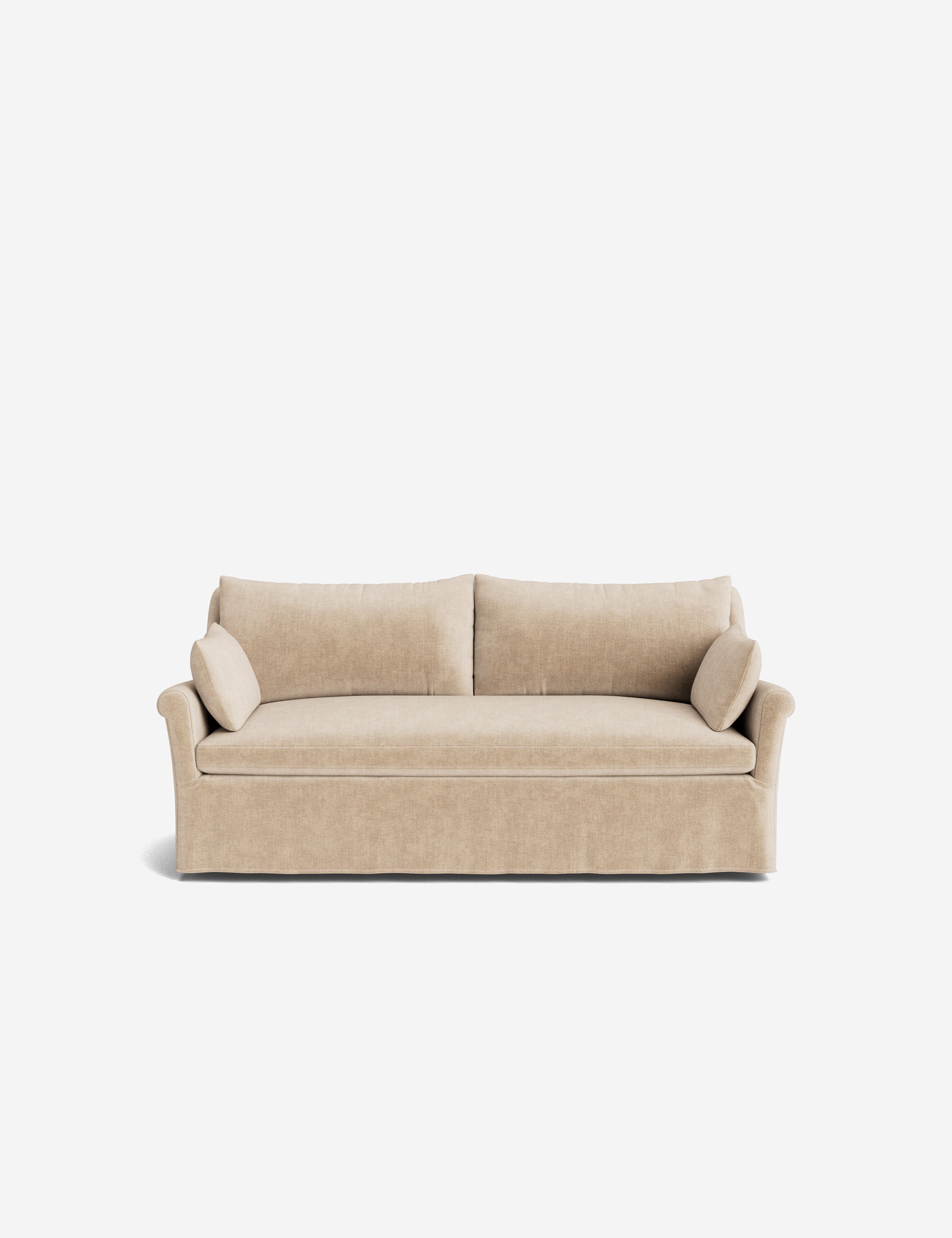 Lulu and Georgia Portola Rolled Arm Slipcover Sofa - view 13