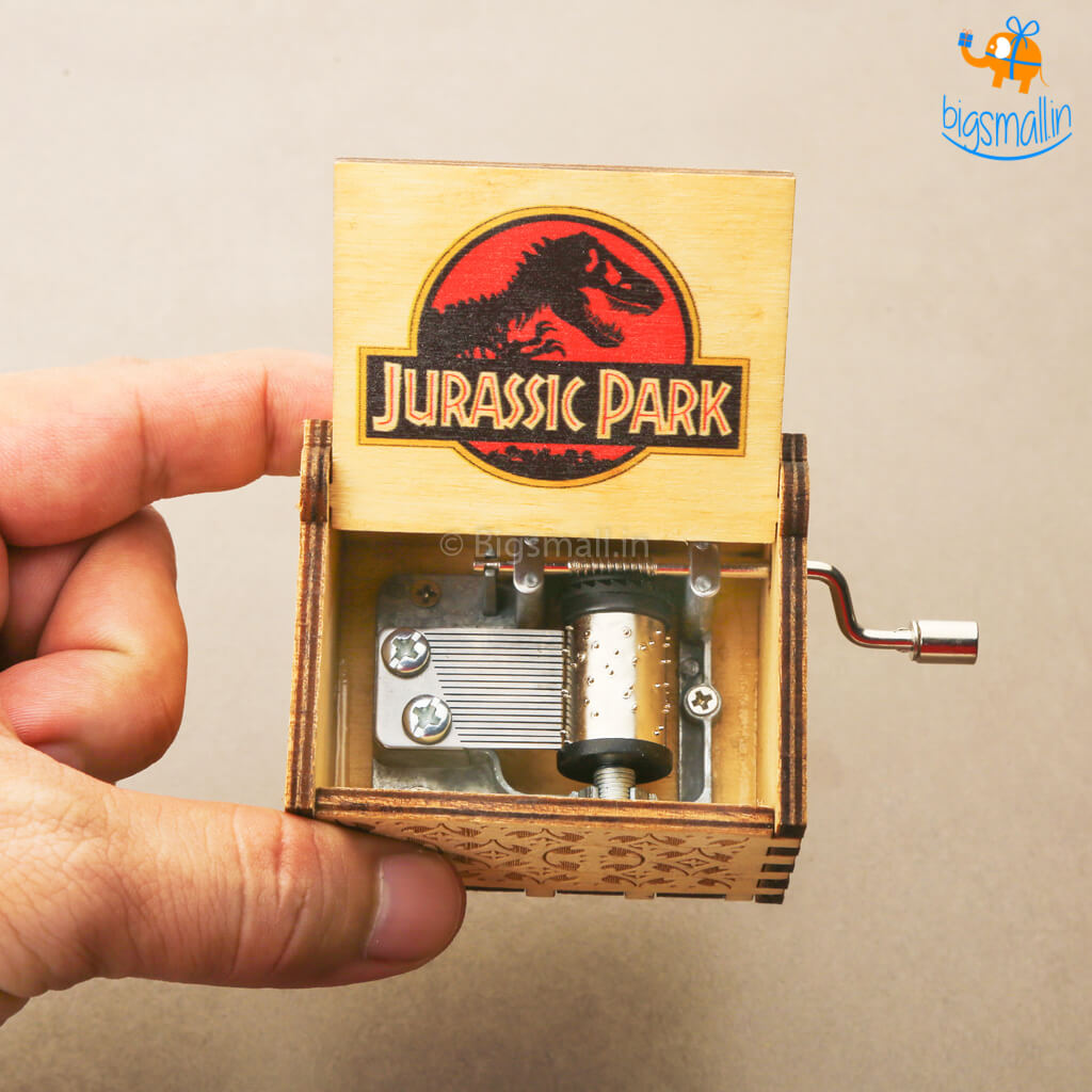 AmyLi Jurassic Park Wooden Music Box - view 2