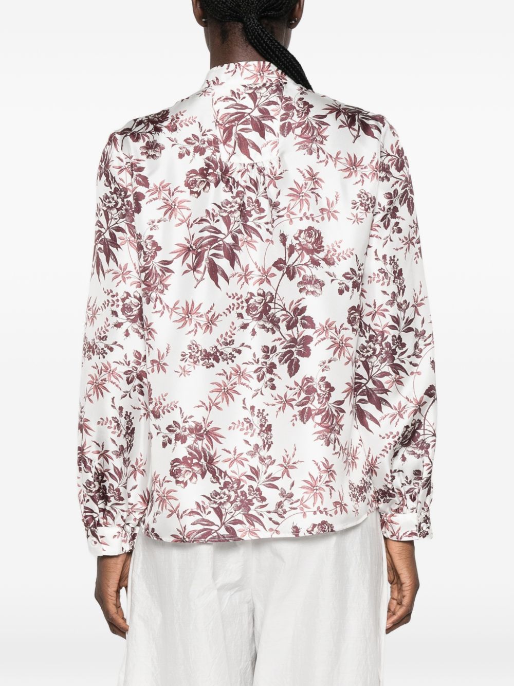 TRAME AUREE Shirt – SILK 100% - view 2