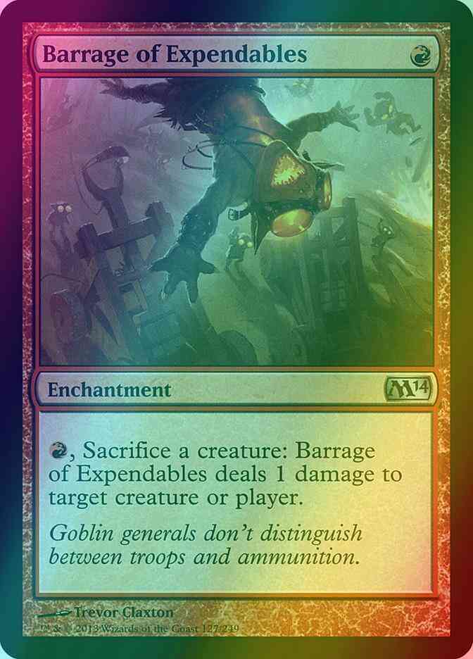 Expendables 127 magic – Barrage of Expendables [127] [Magic 2014] [Foil]