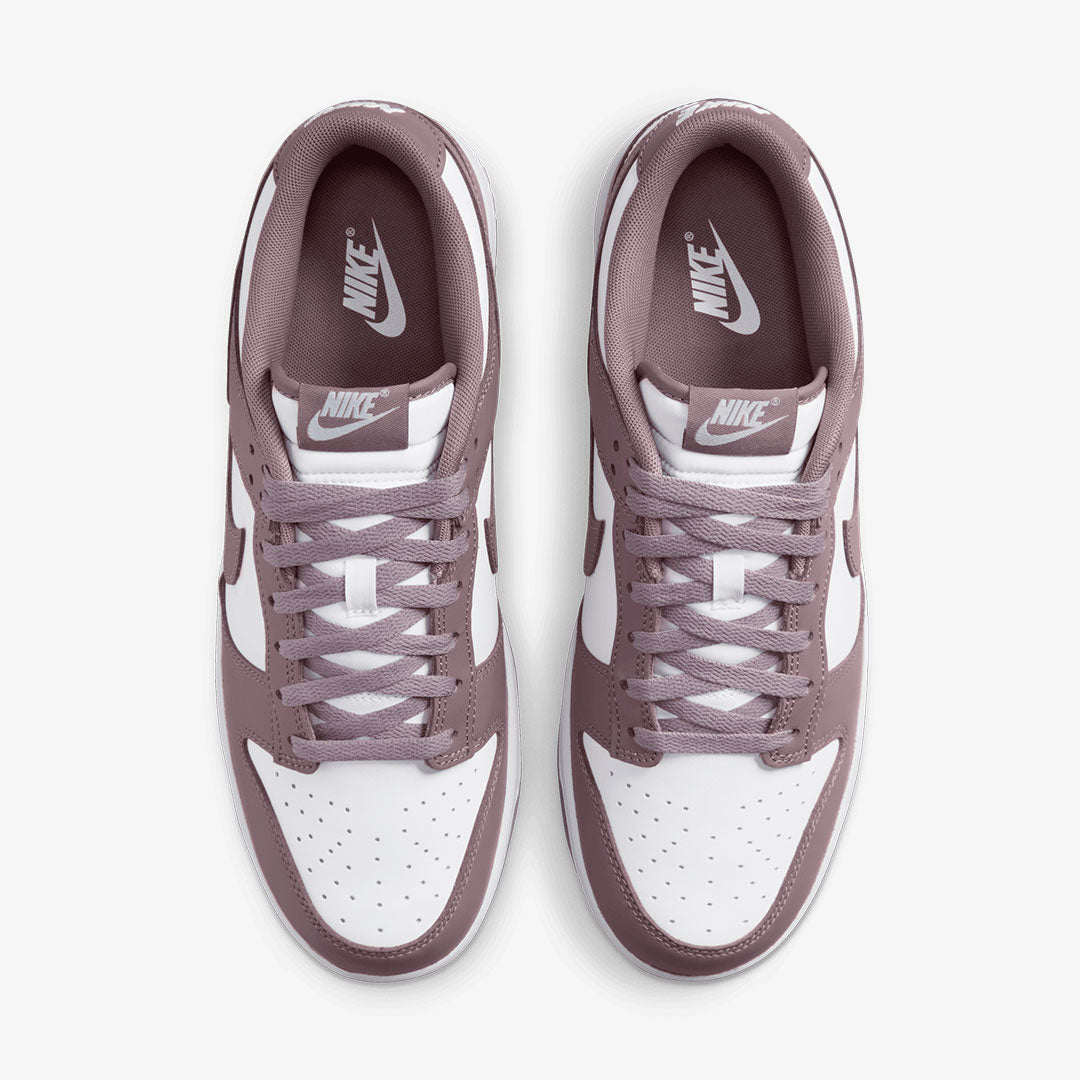 Nike | Dunk Low Retro { White/white/taupe Grey - view 2