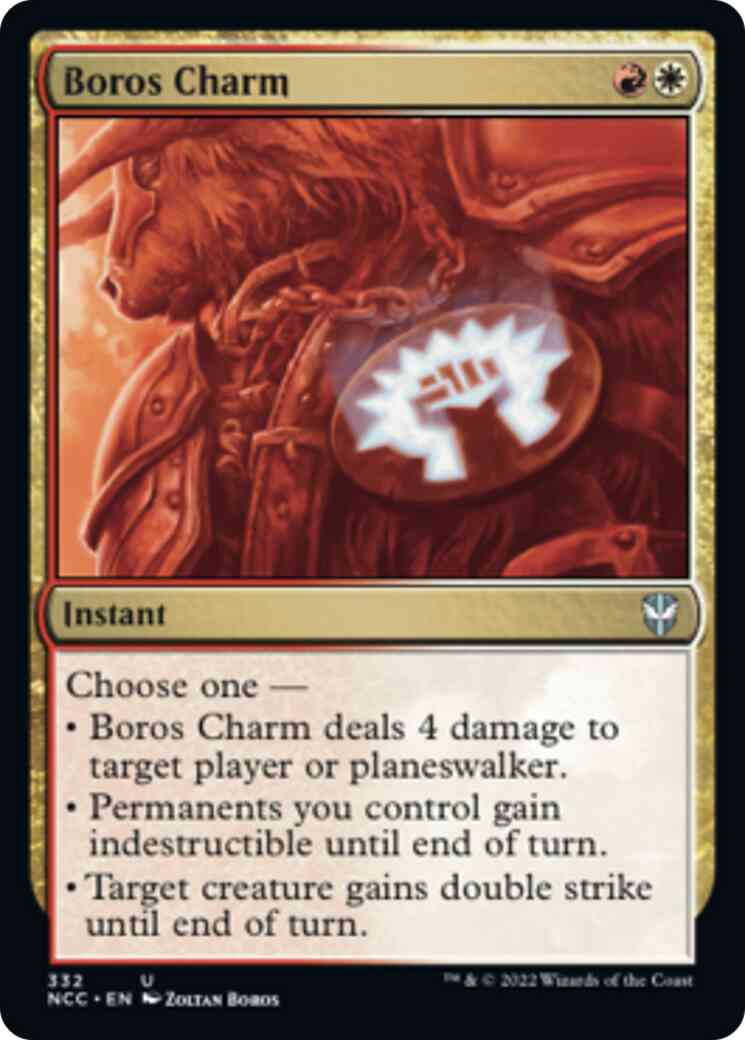 Boros charm 332 – Magic Boros Charm [332] [Streets of New Capenna: Commander] [Non-Foil]