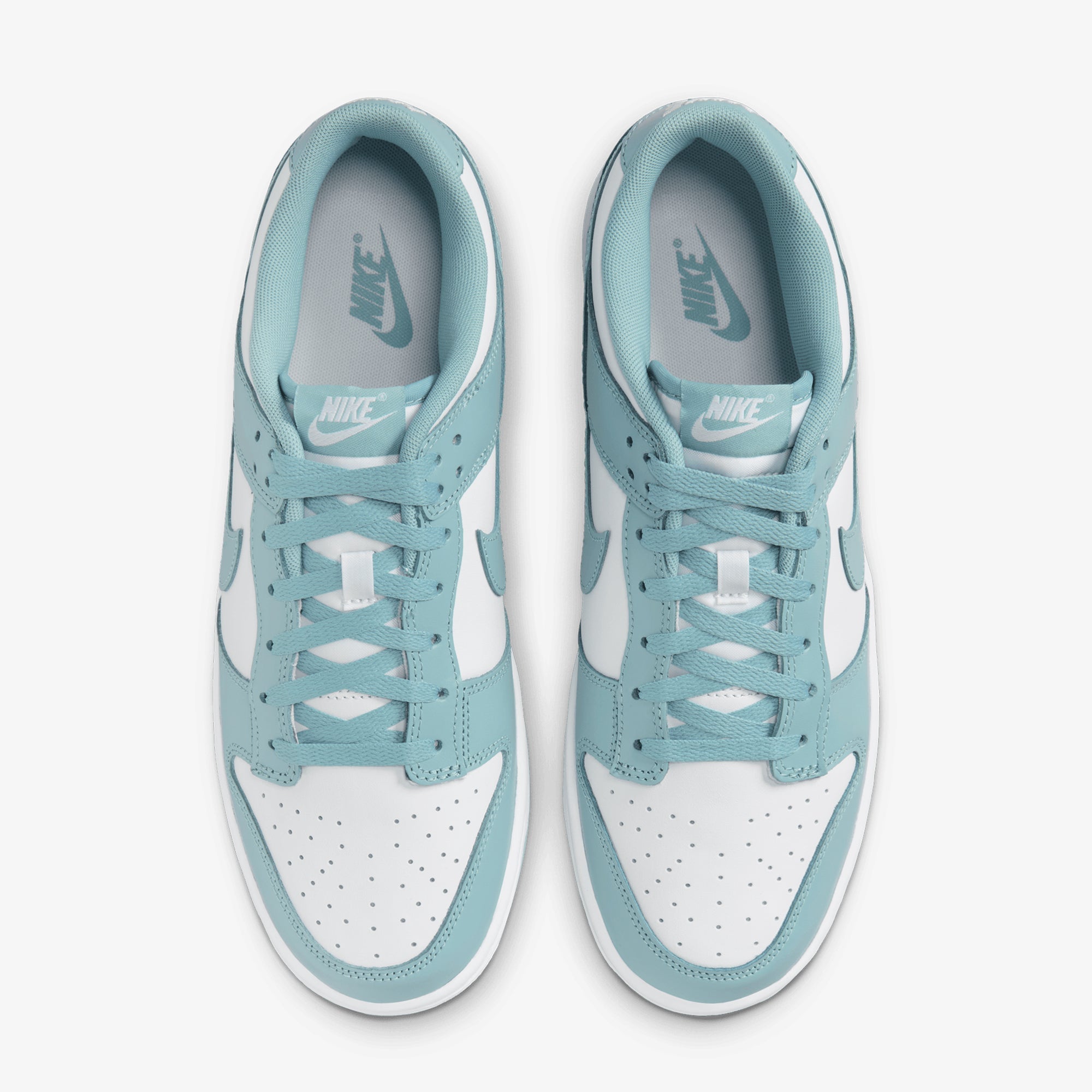 Nike | Dunk Low Retro { White/denim Turq - view 2