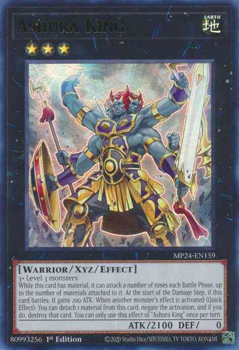 Yu-Gi-Oh! Ashura King - MP24-EN159 - Ultra Rare - 1st Edition