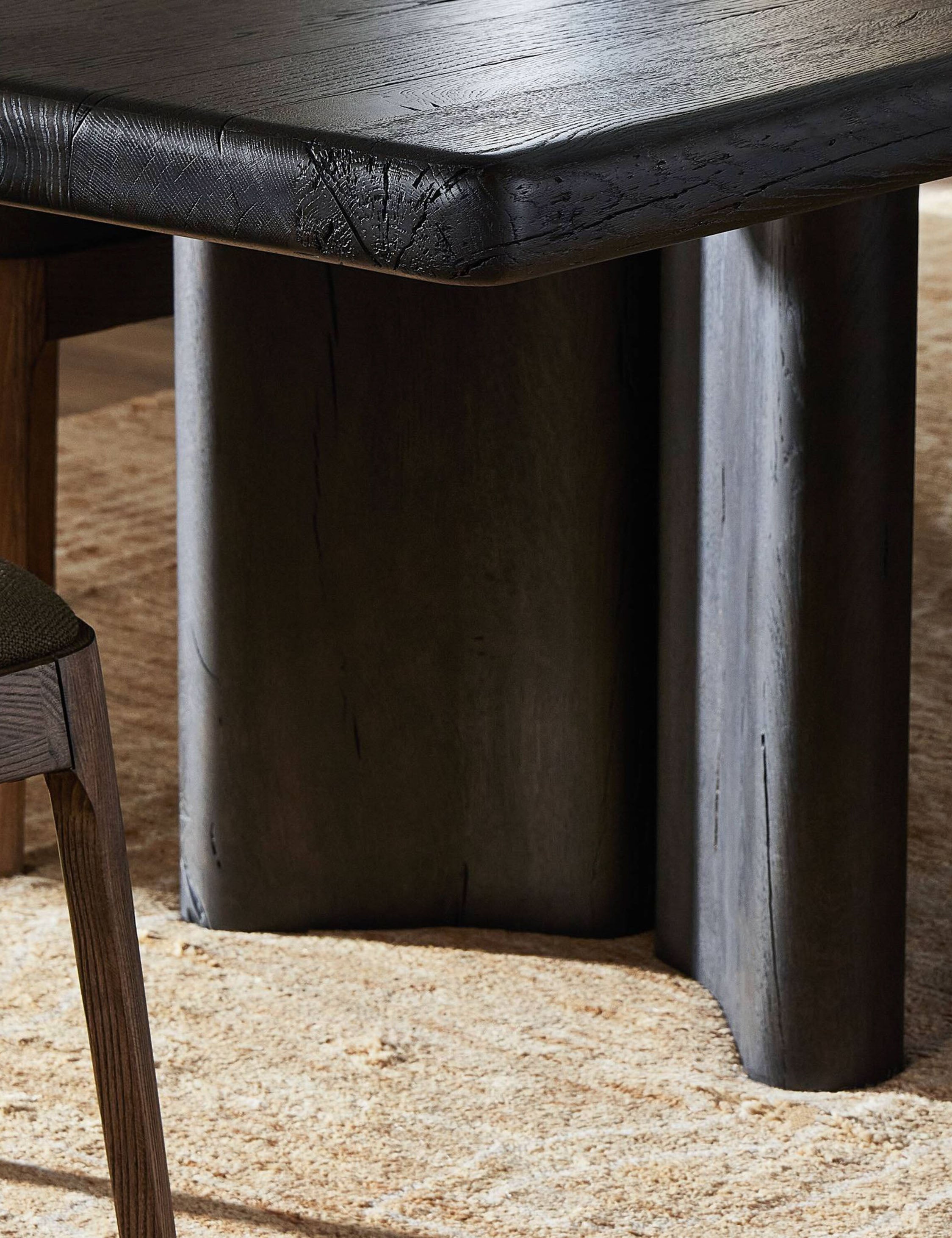 Lulu and Georgia Elsen Dining Table – Dark Brown Oak - view 6