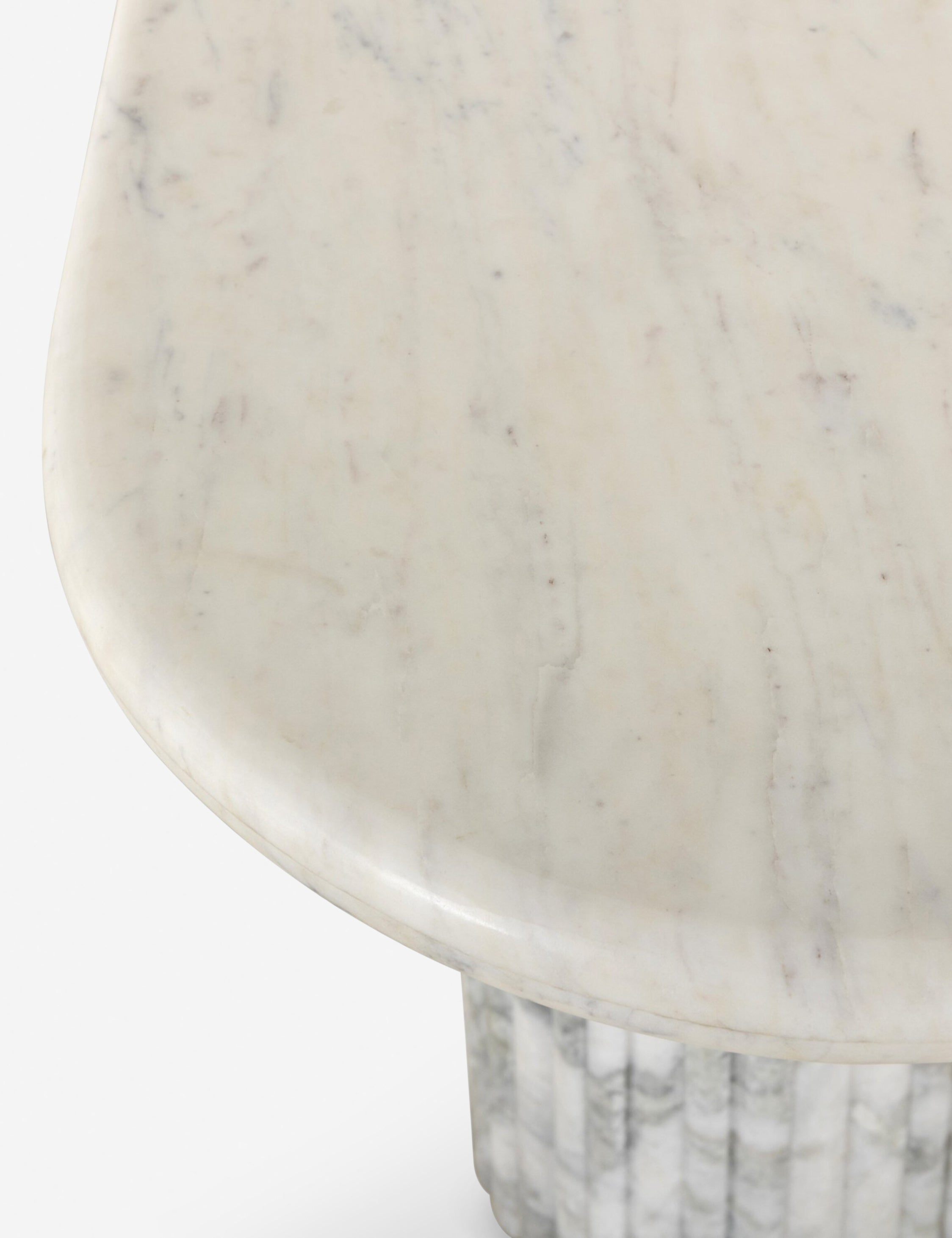 Lulu and Georgia Mercer Console Table – White Marble - view 6
