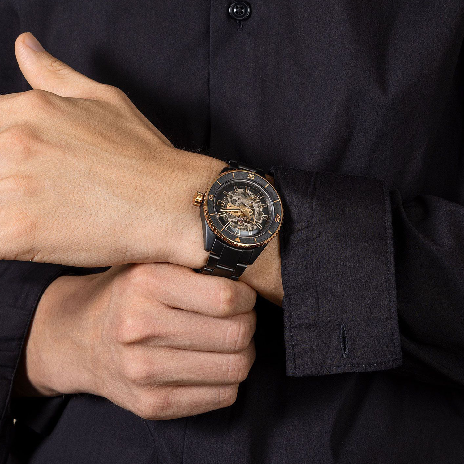 Rado Captain Cook Men Automatic Black Dial Analog Titanium Watch R32192152 - view 5