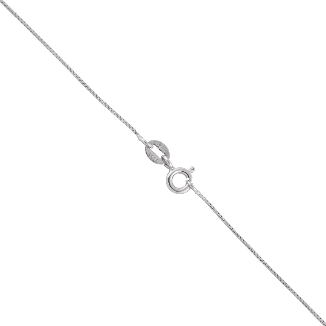 Prinjal Jewellers Silver Set Chain Rectangular Pendant with Earrings with Stones for Women - view 6