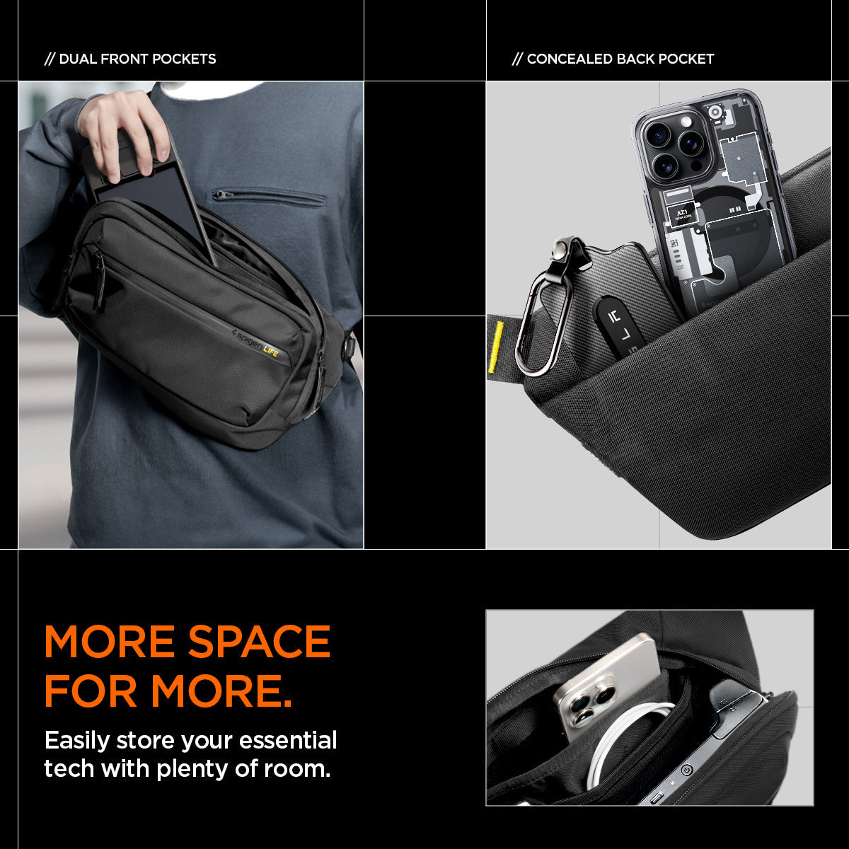 Accessories Sling Bag | KD410 – Black - view 17