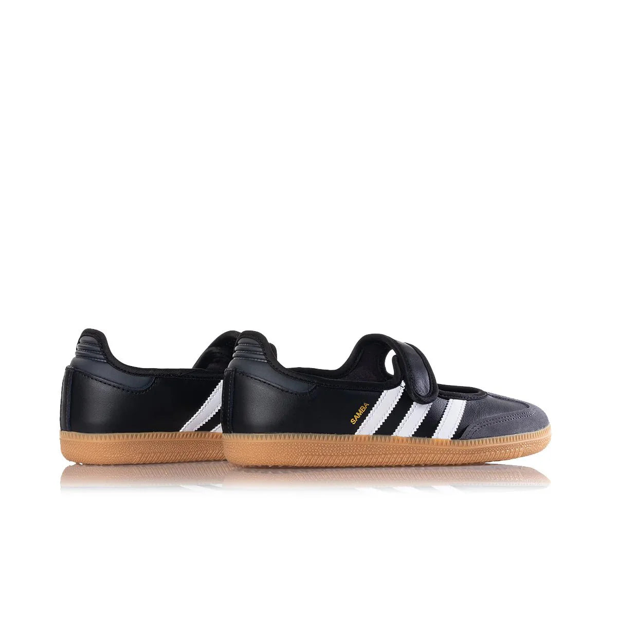HYPE ELIXIR Adidas Womens Samba Jane Black White Gum JQ6445 - view 2