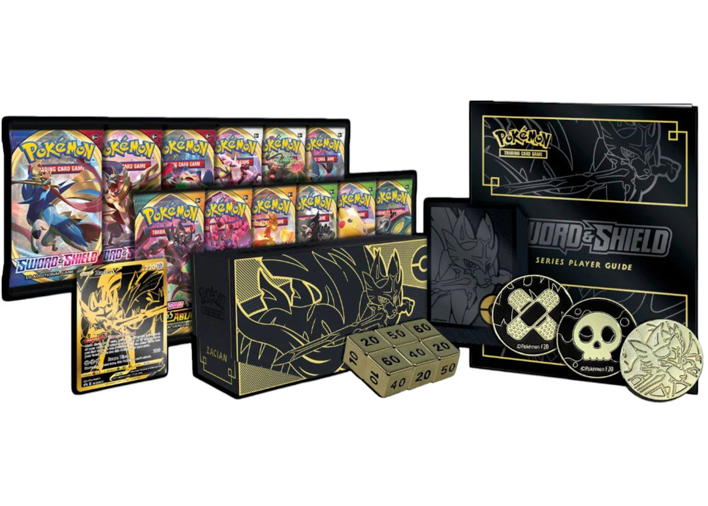 Pokémon 2020 Pokemon TCG Sword & Shield Elite Trainer Box Plus Zamazenta - view 2