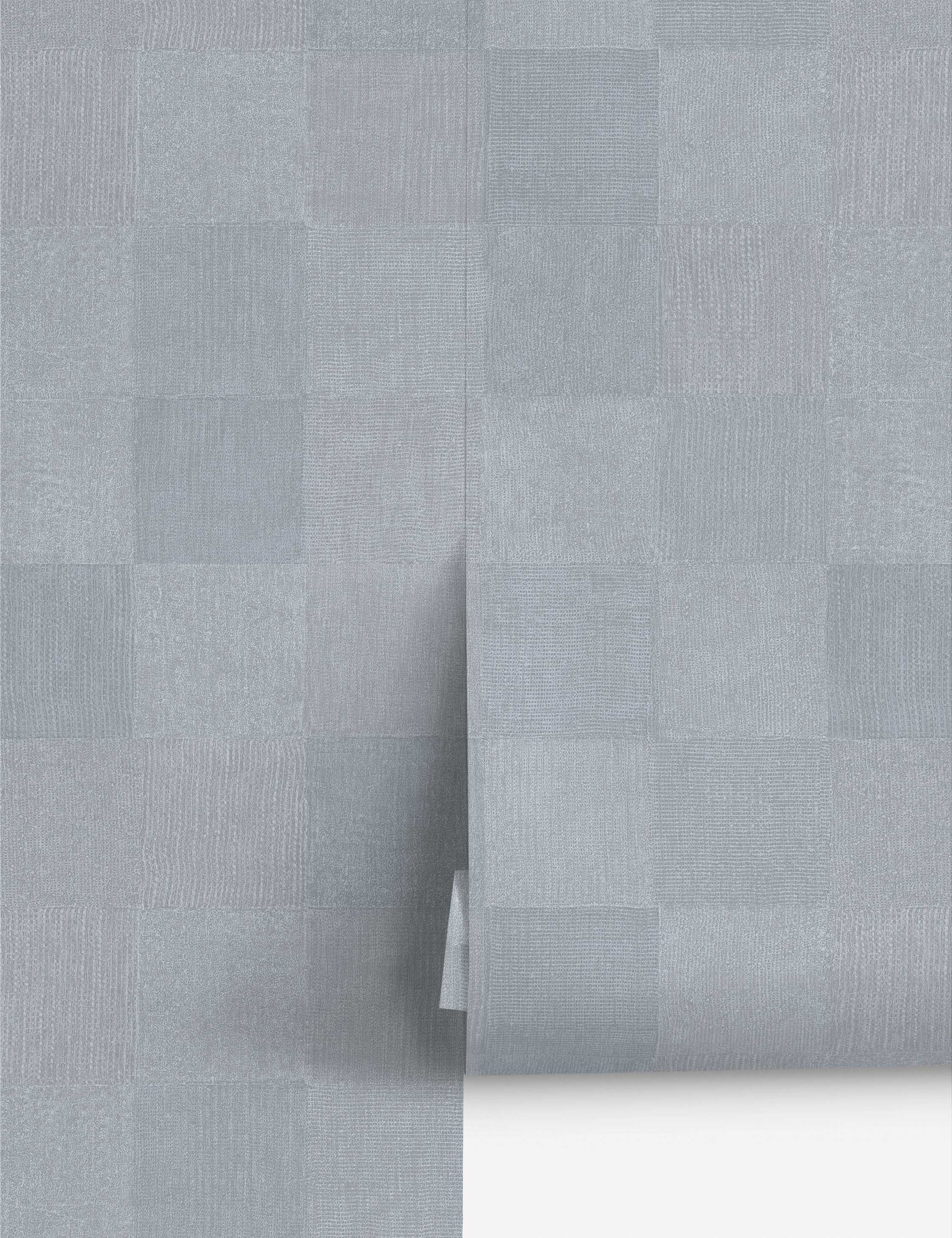 Lulu and Georgia Textured Check Peel + Stick Wallpaper by Pure Salt