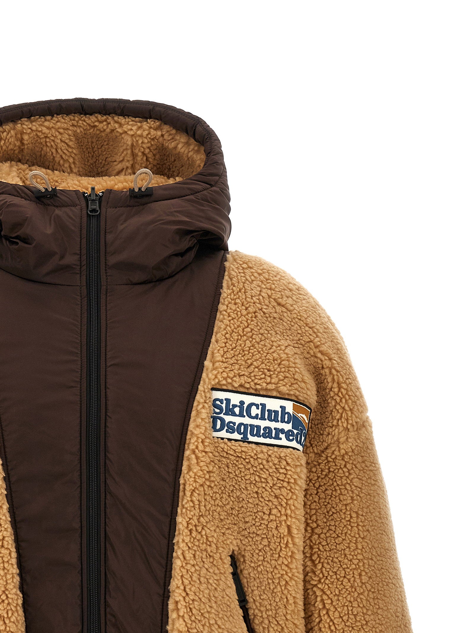 Dsquared2 Teddy Reversible Jacket With Logo Patch - view 4