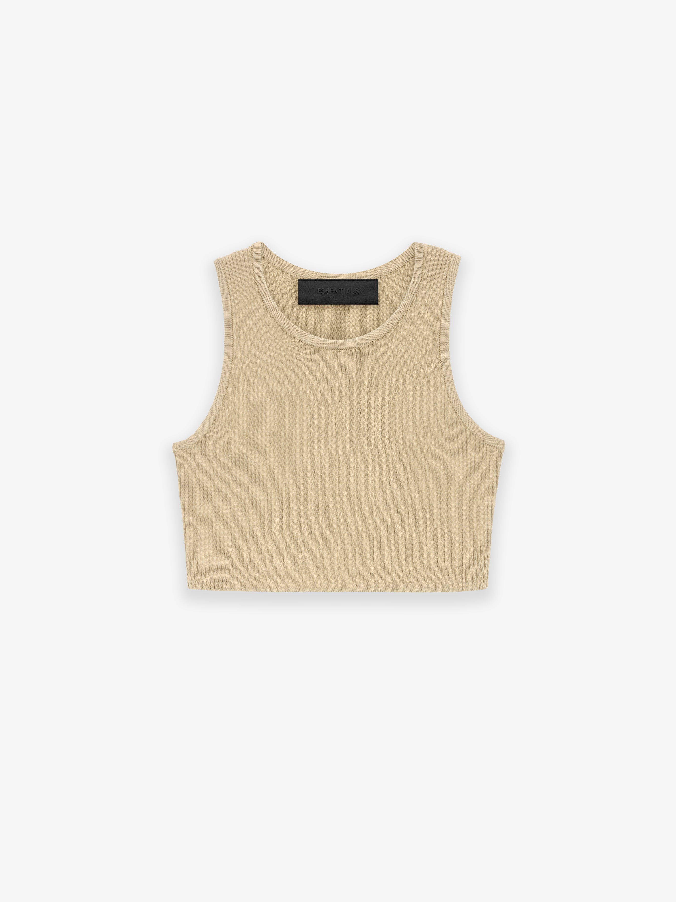 ESSENTIALS Womens Sport Tank – Gold Heather