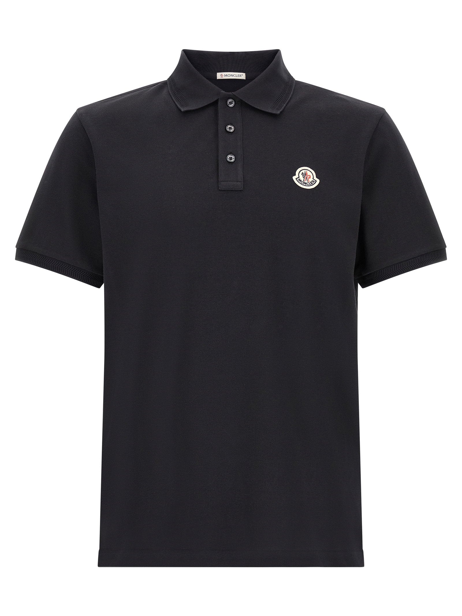 Moncler Logo Patch Polo Shirt – 100% cotton
