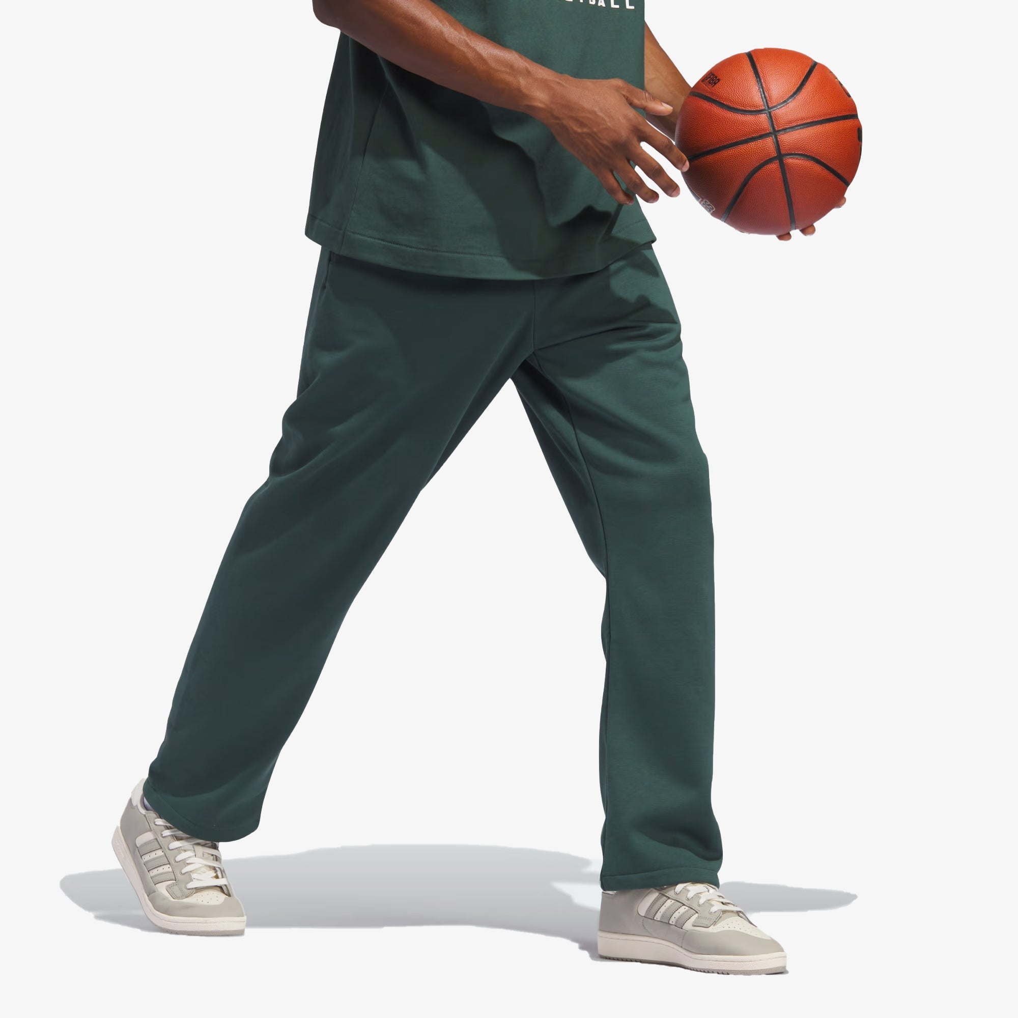 Adidas Originals | BASKETBALL SWEATPANTS { MINERAL GREEN - view 2