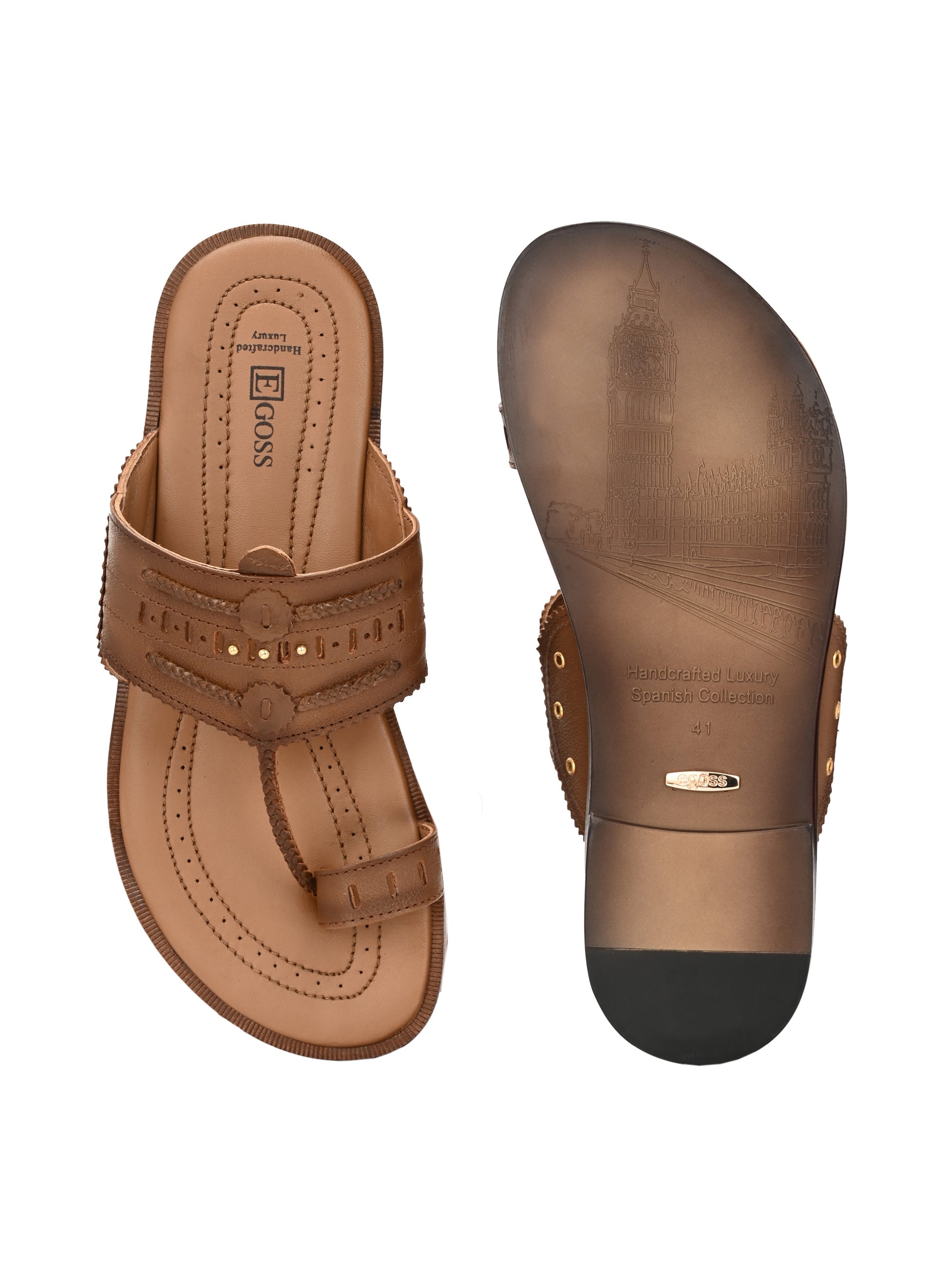 Egoss Shoes Egoss Kolhapuri Slippers For Men - view 23