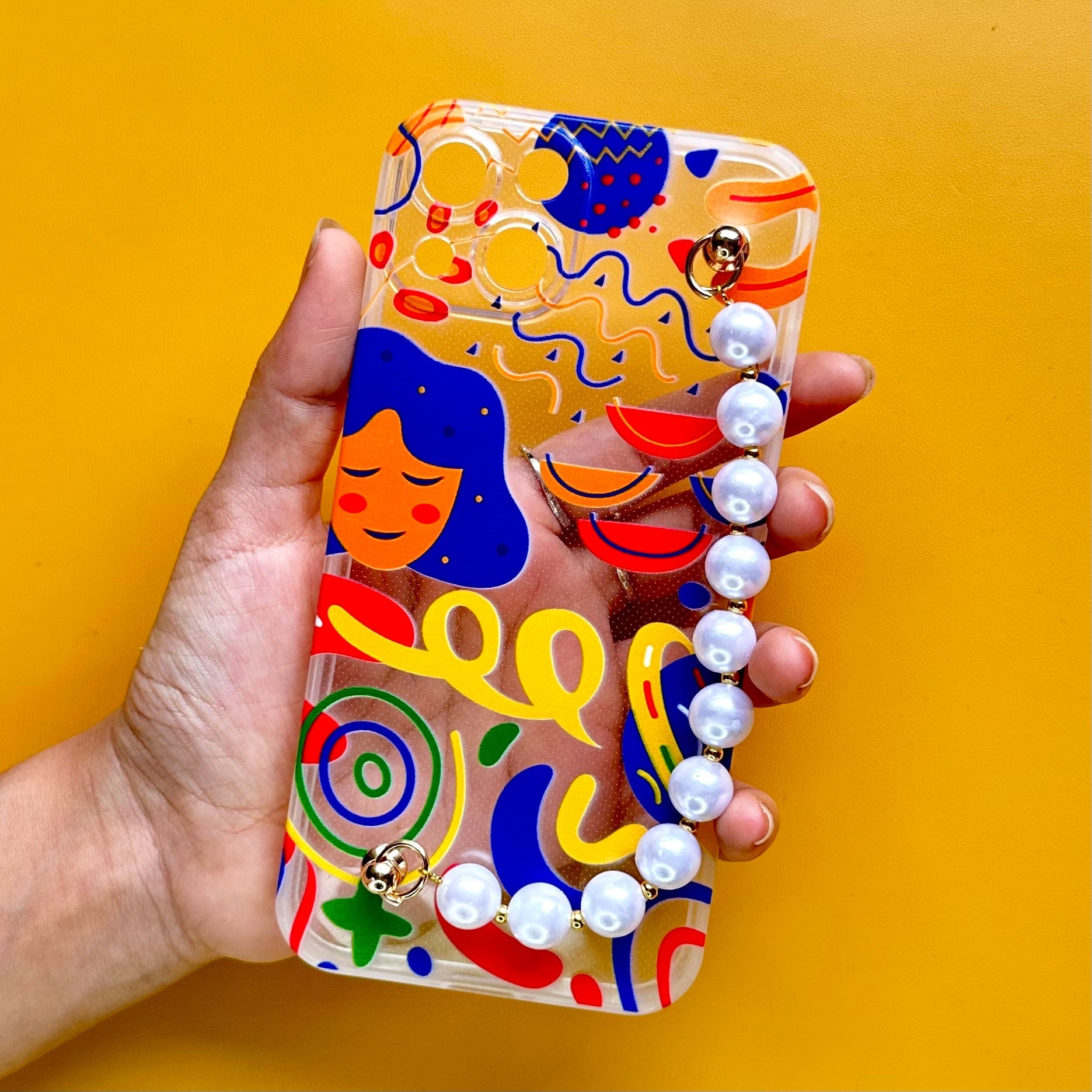 Casebasket Peace Storm Transparent Pearl Phone Cover