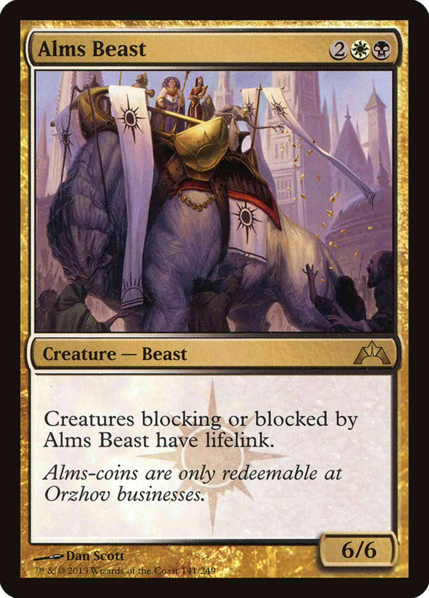 Alms beast 141 – Magic Alms Beast [141] [Gatecrash] [Non-Foil]