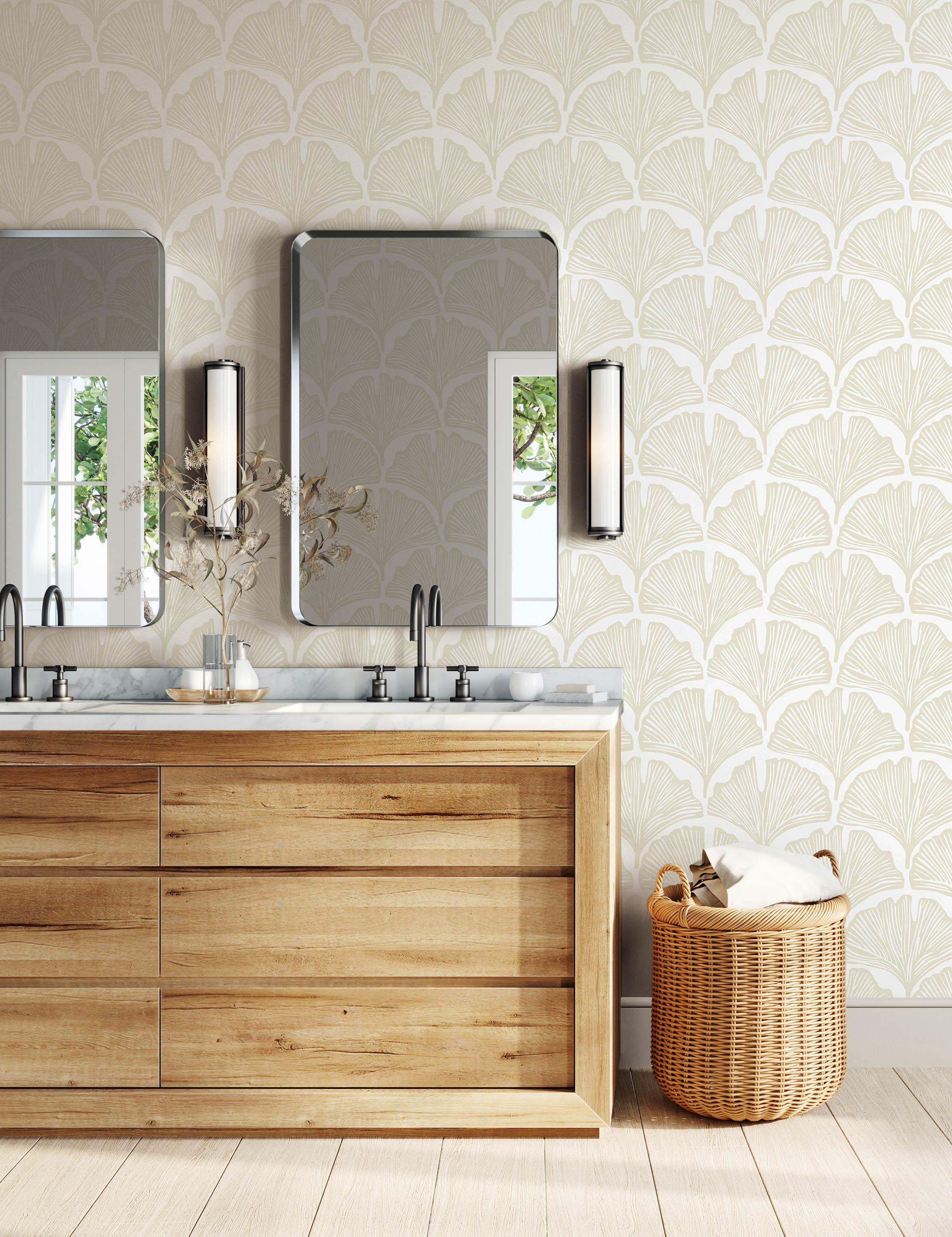 Lulu and Georgia Pluma Peel + Stick Wallpaper - view 5